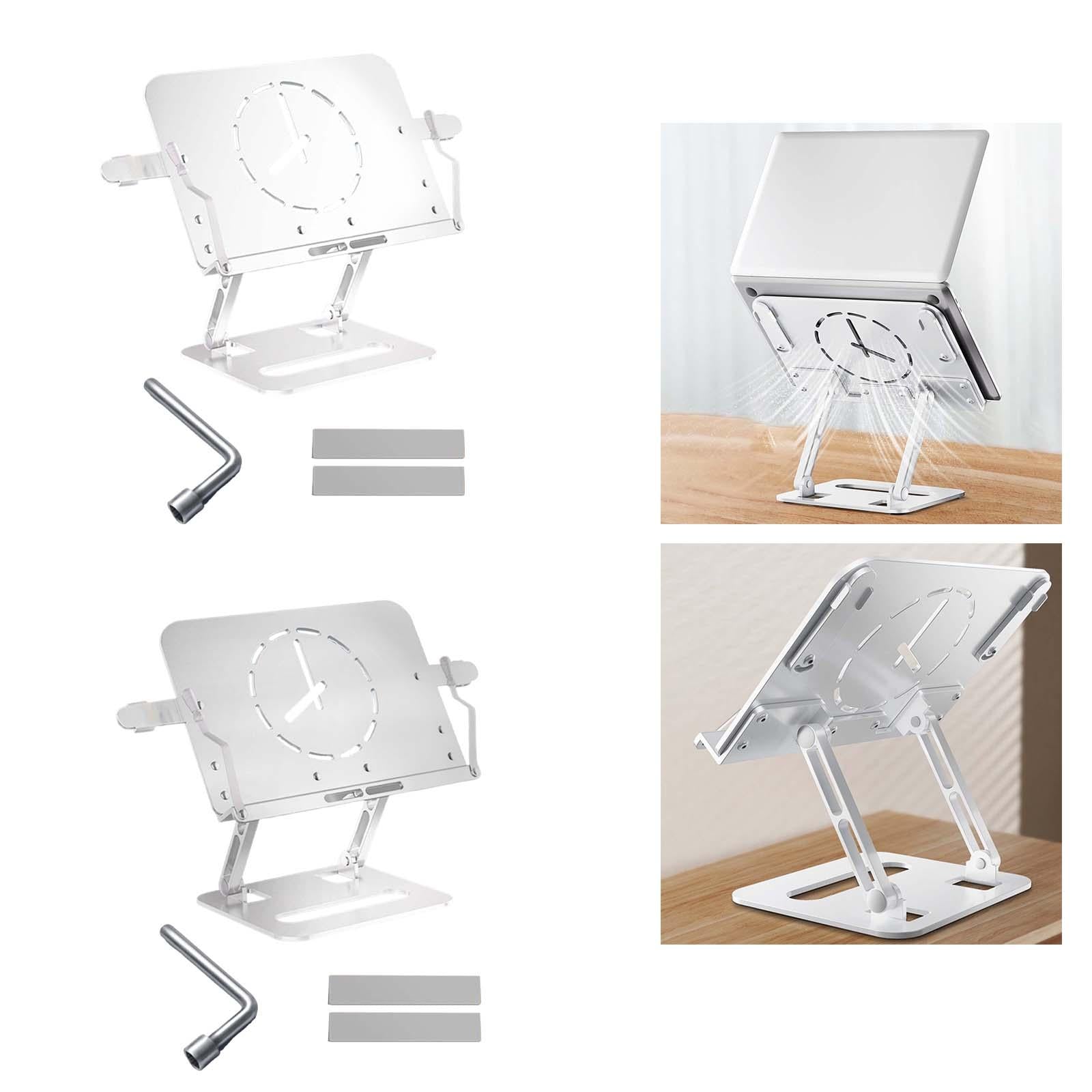 Book Holder Foldable Tablet Holder Non Slip Save Space for Office Documents White