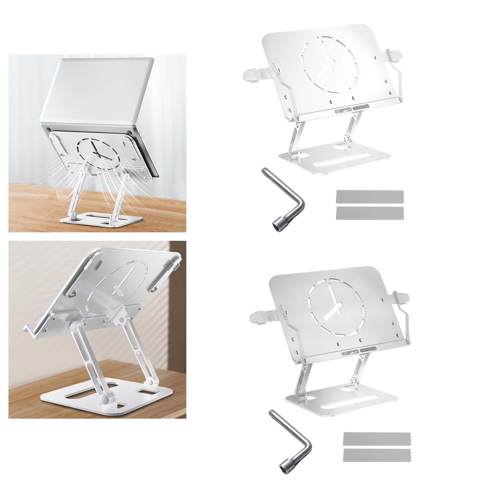 Book Holder Foldable Tablet Holder Non Slip Save Space for Office Documents White