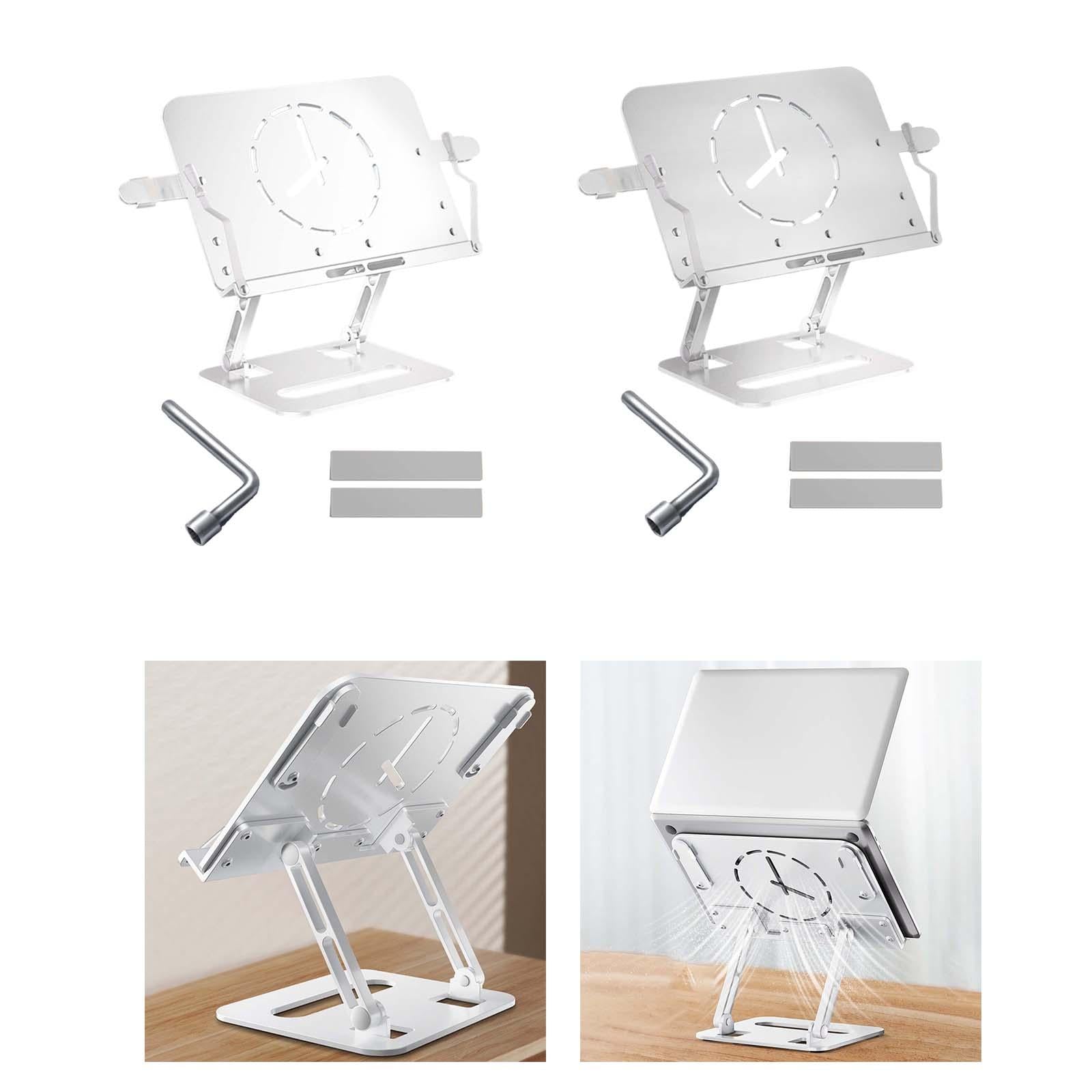 Book Holder Foldable Tablet Holder Non Slip Save Space for Office Documents White