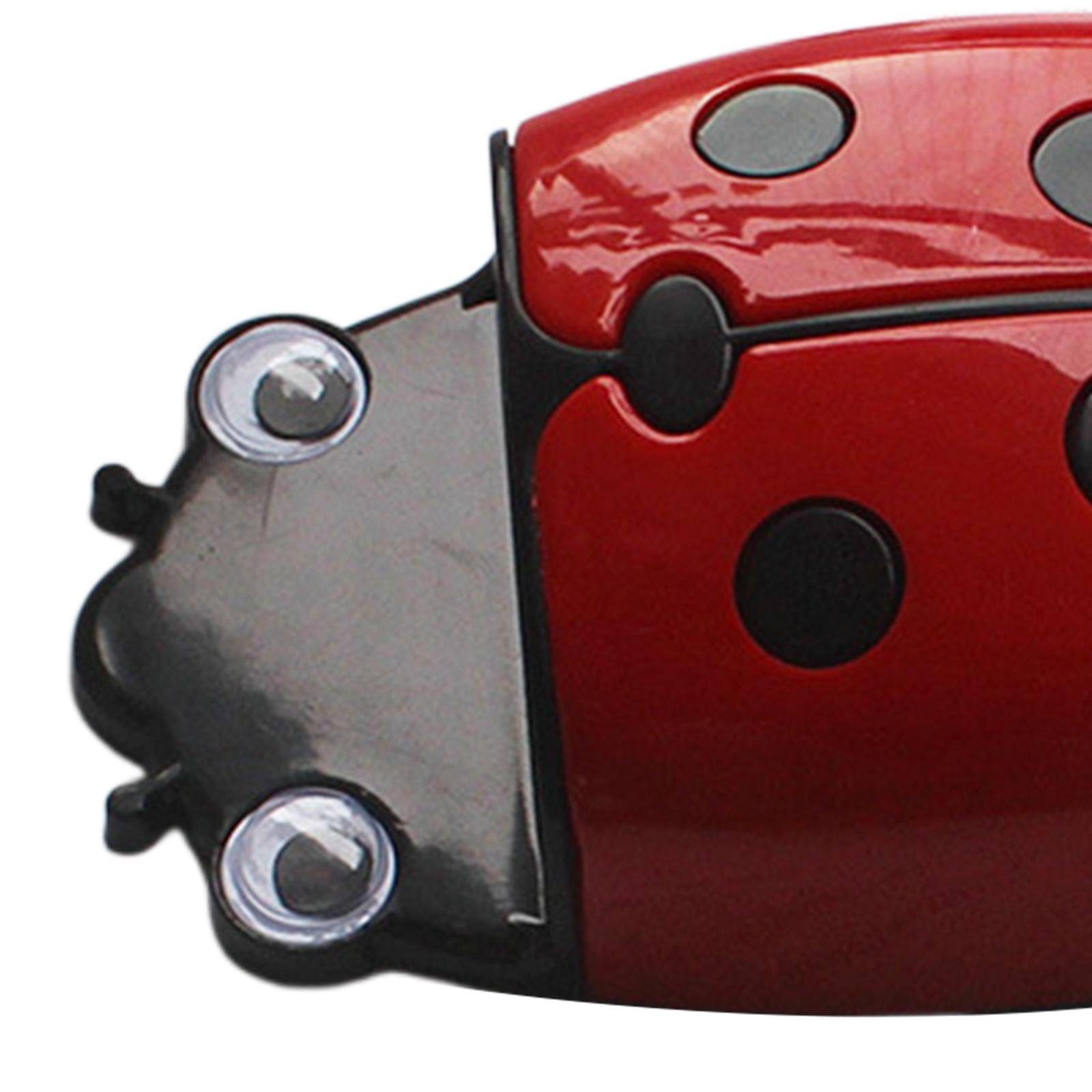 Magnetic Dry Erase Marker Holder with Ladybug Shape 2in1 for Workshop Office Red