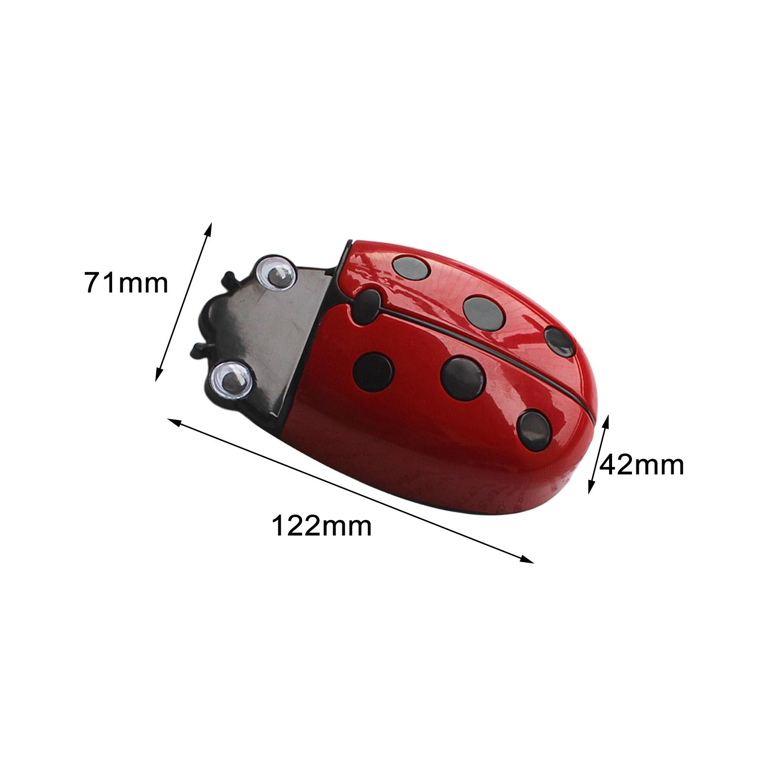 Magnetic Dry Erase Marker Holder with Ladybug Shape 2in1 for Workshop Office Red