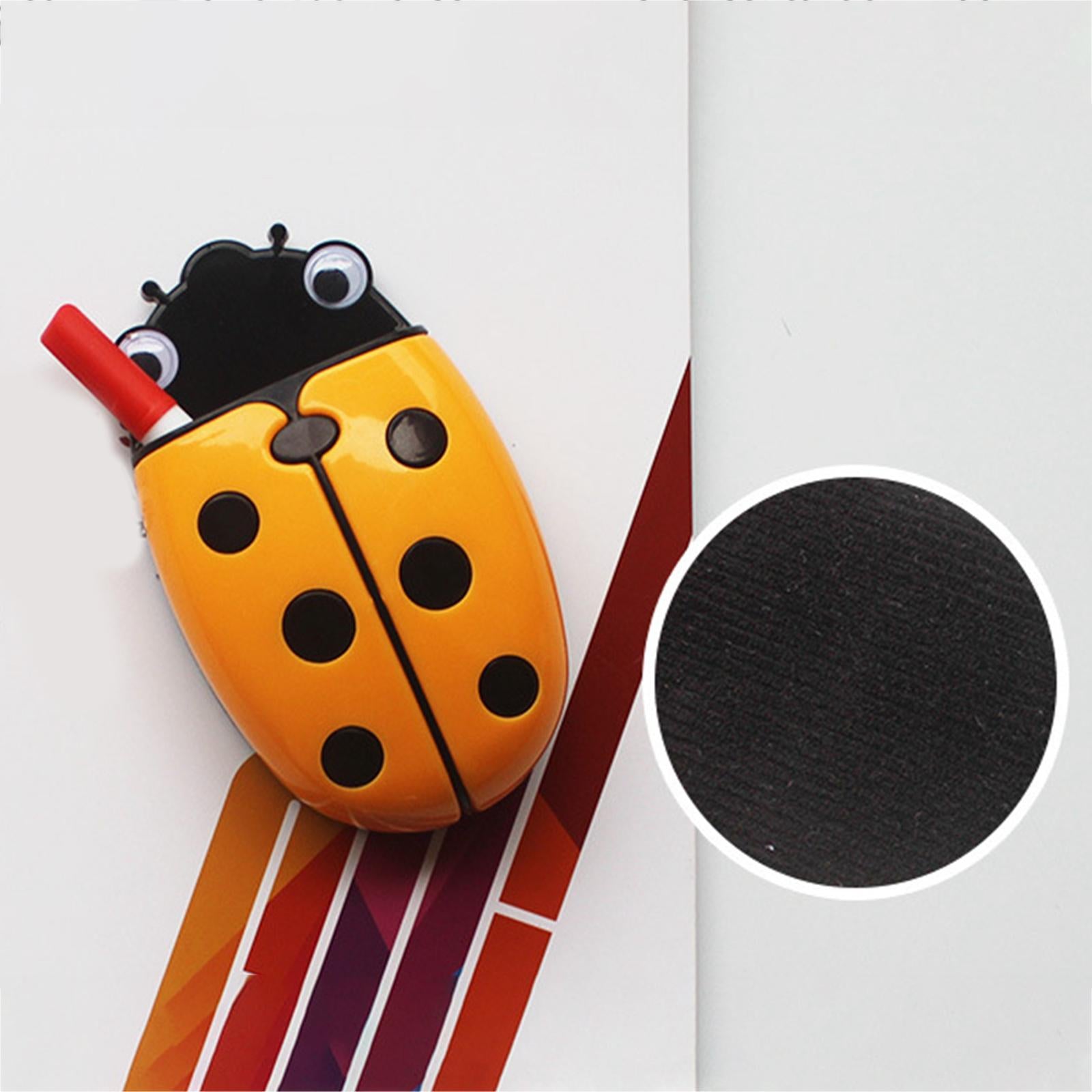 Magnetic Dry Erase Marker Holder with Ladybug Shape 2in1 for Workshop Office Red