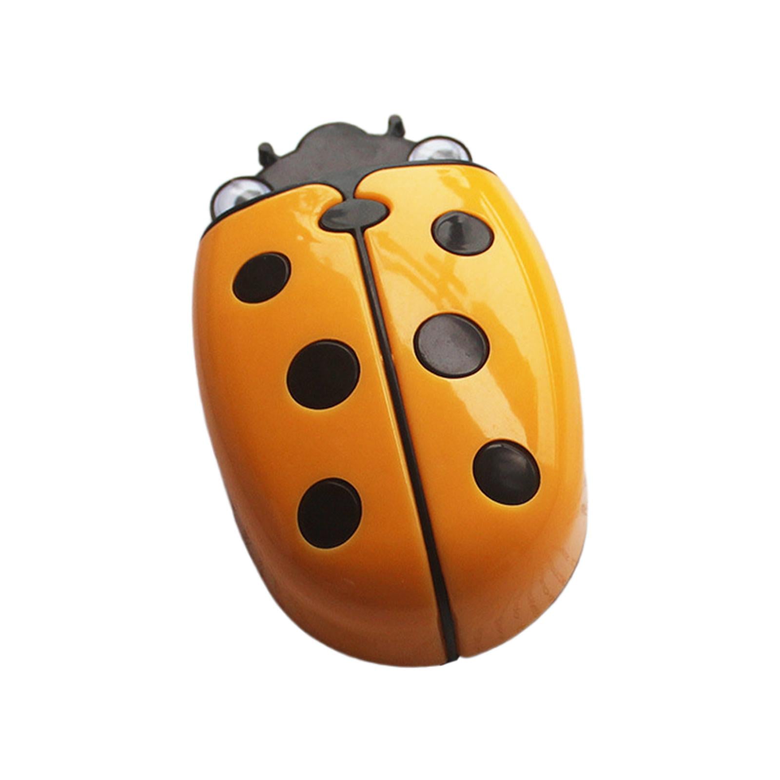 Magnetic Dry Erase Marker Holder with Ladybug Shape 2in1 for Workshop Office Yellow