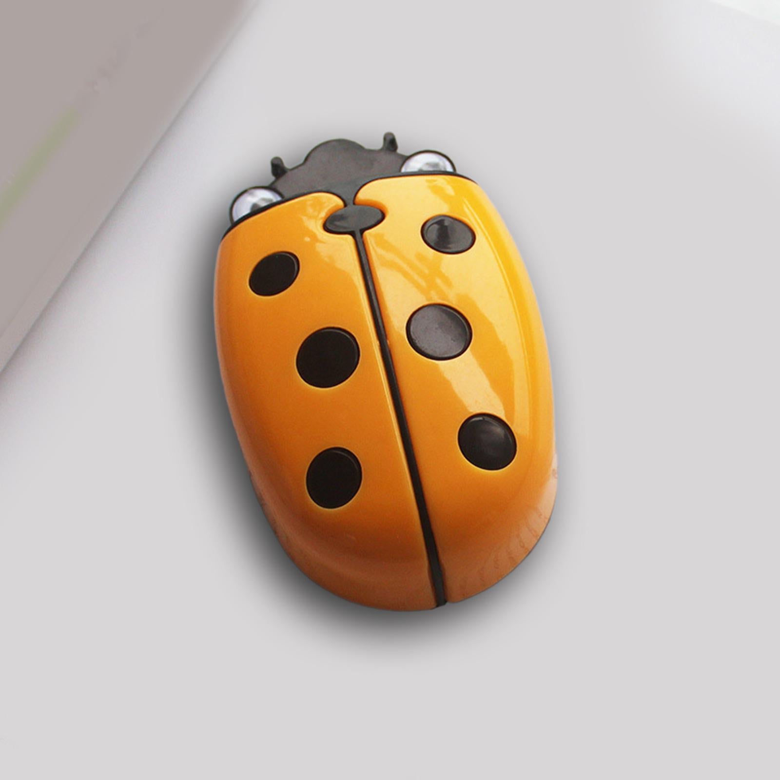 Magnetic Dry Erase Marker Holder with Ladybug Shape 2in1 for Workshop Office Yellow