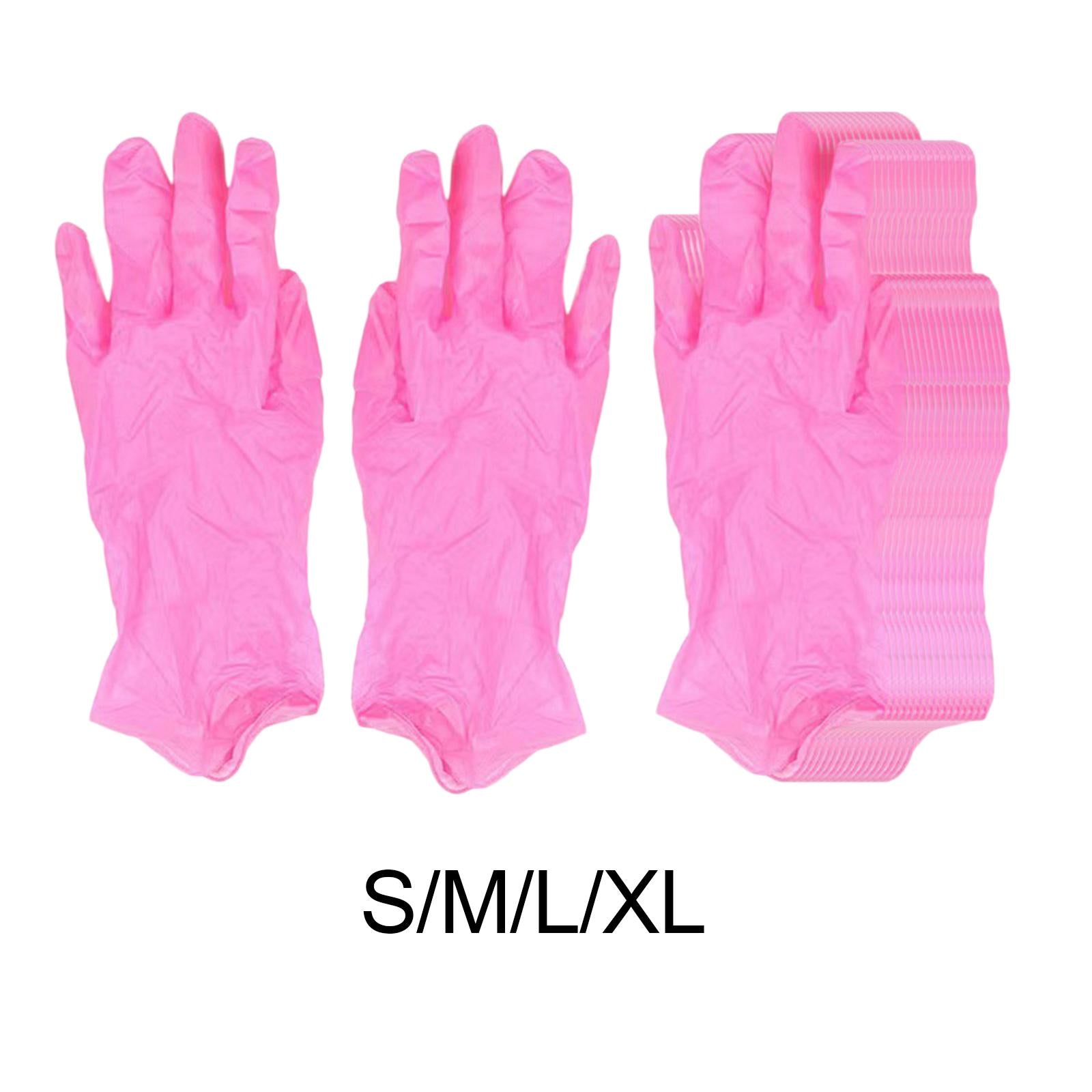 100 Pieces Powder Free Disposable Gloves for Home Gardeners Professional S