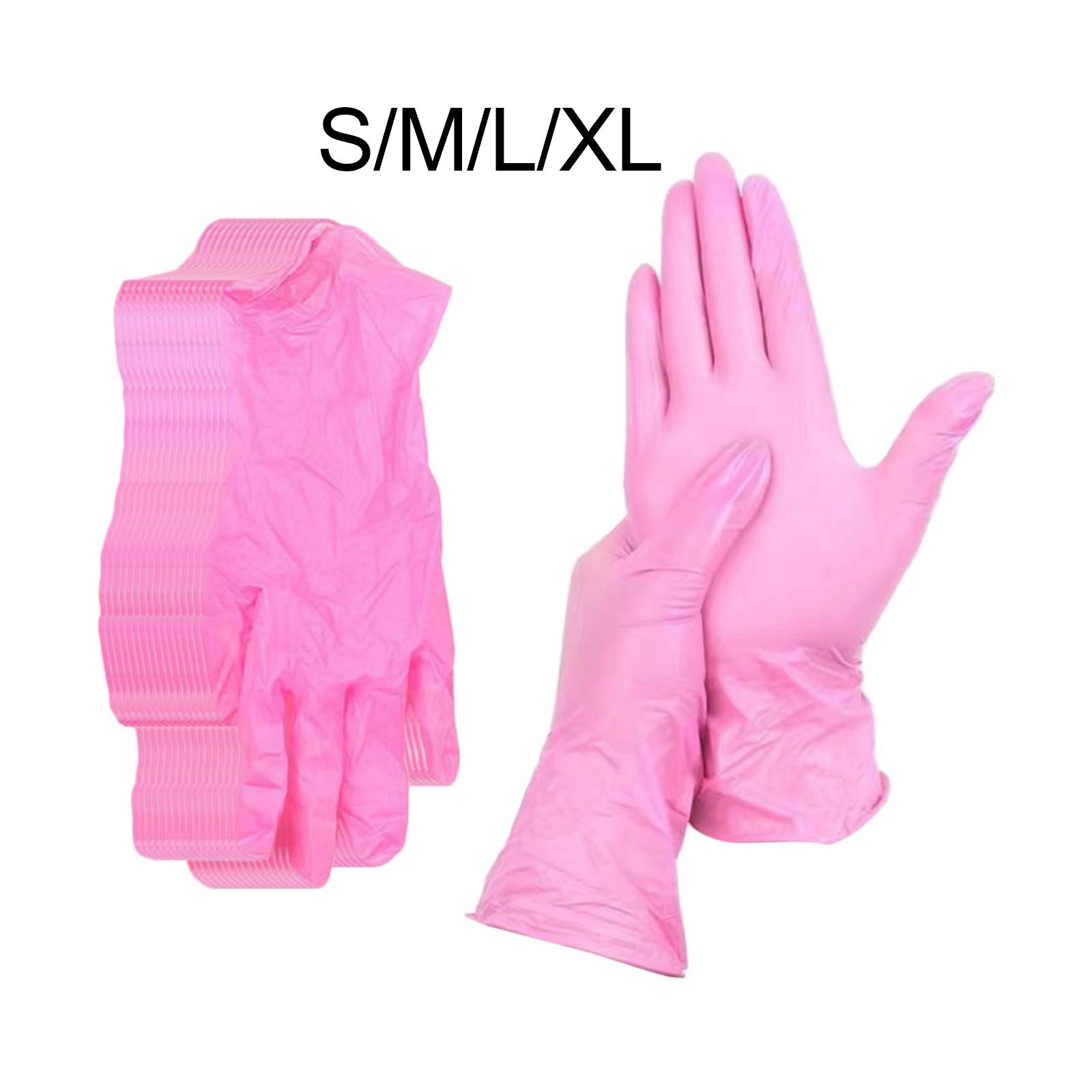 100 Pieces Powder Free Disposable Gloves for Home Gardeners Professional S