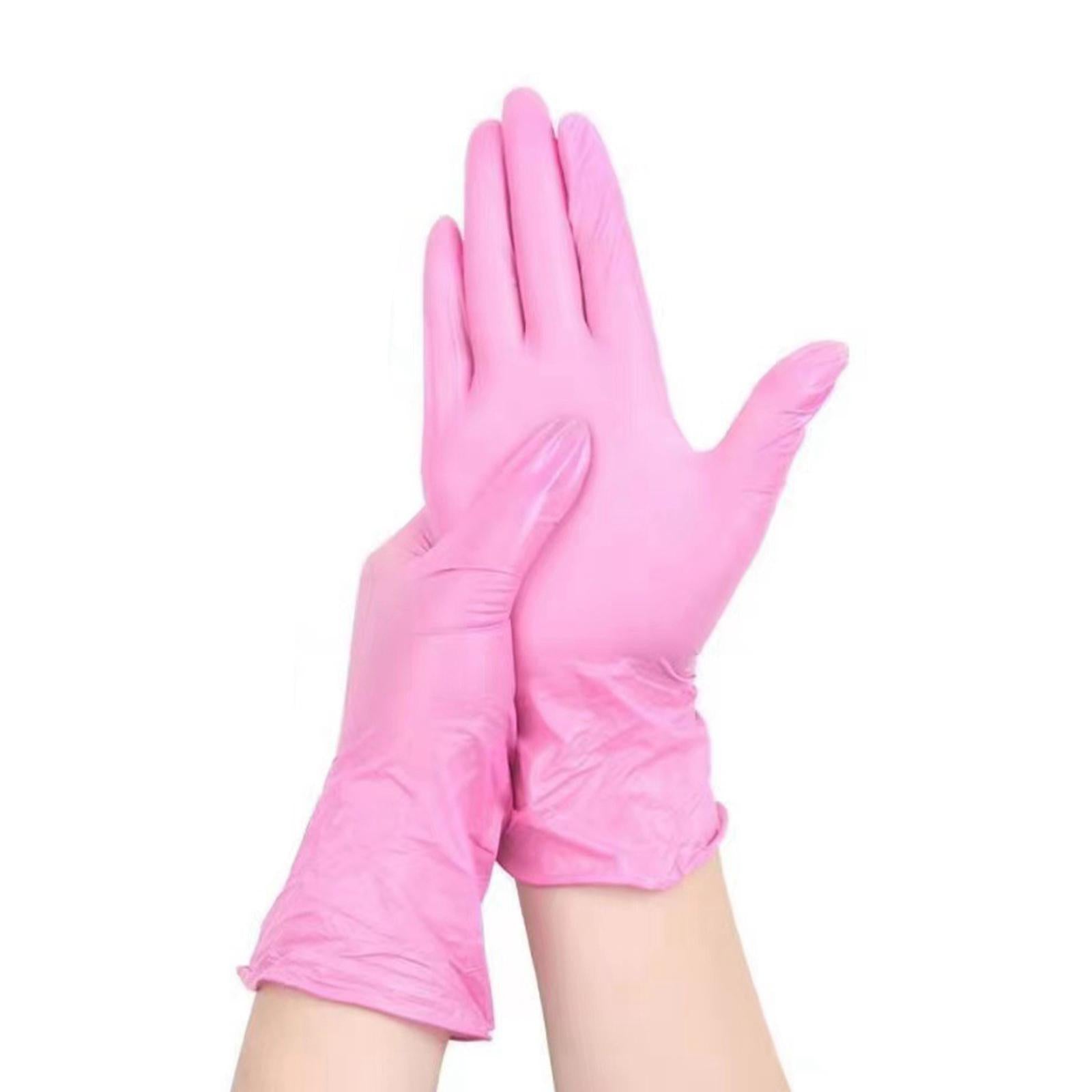 100 Pieces Powder Free Disposable Gloves for Home Gardeners Professional S