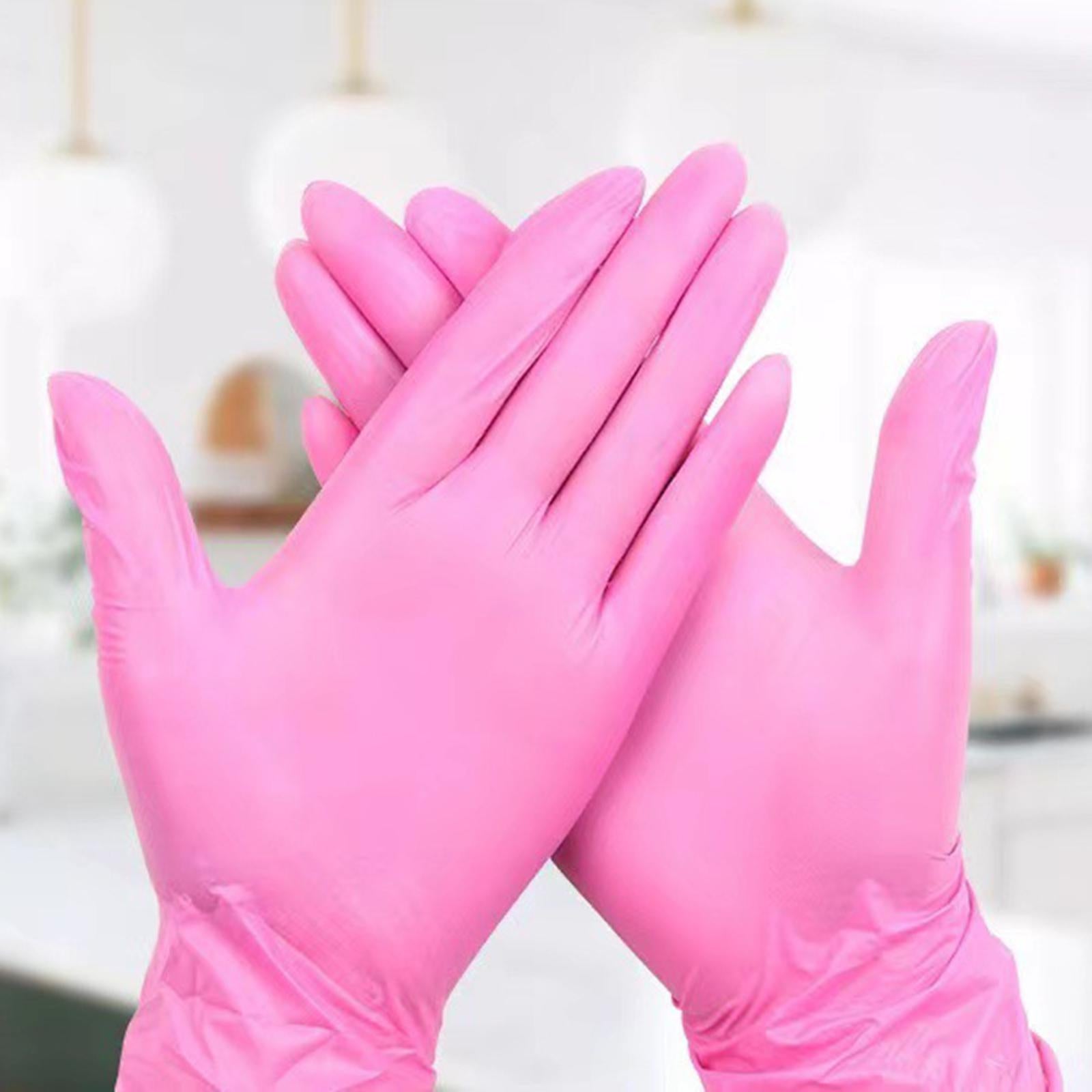 100 Pieces Powder Free Disposable Gloves for Home Gardeners Professional M