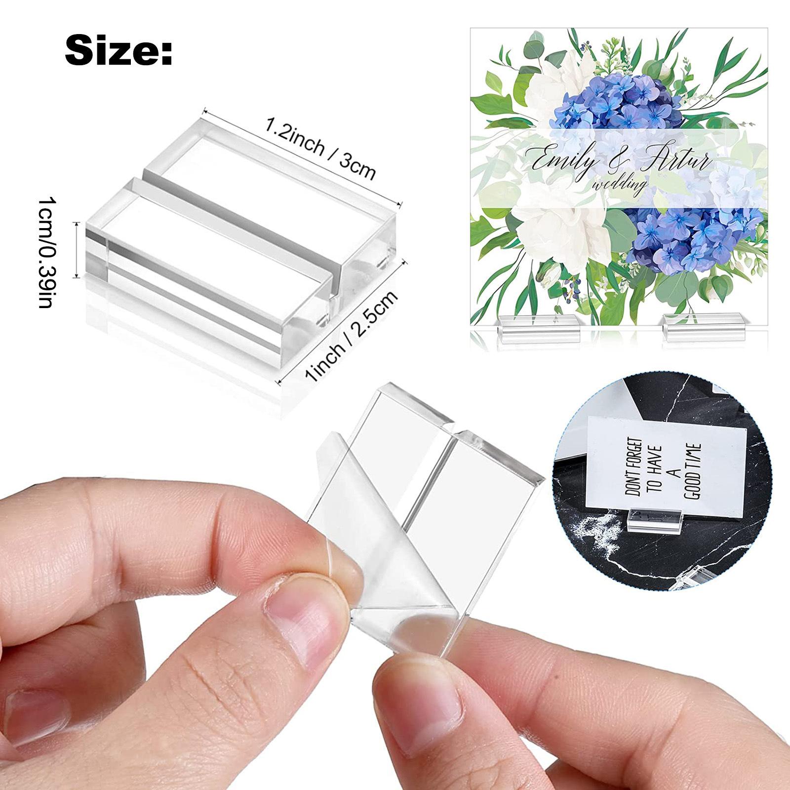 12Pcs Business Card Holder Desktop for Anniversary Party Decoration Activity