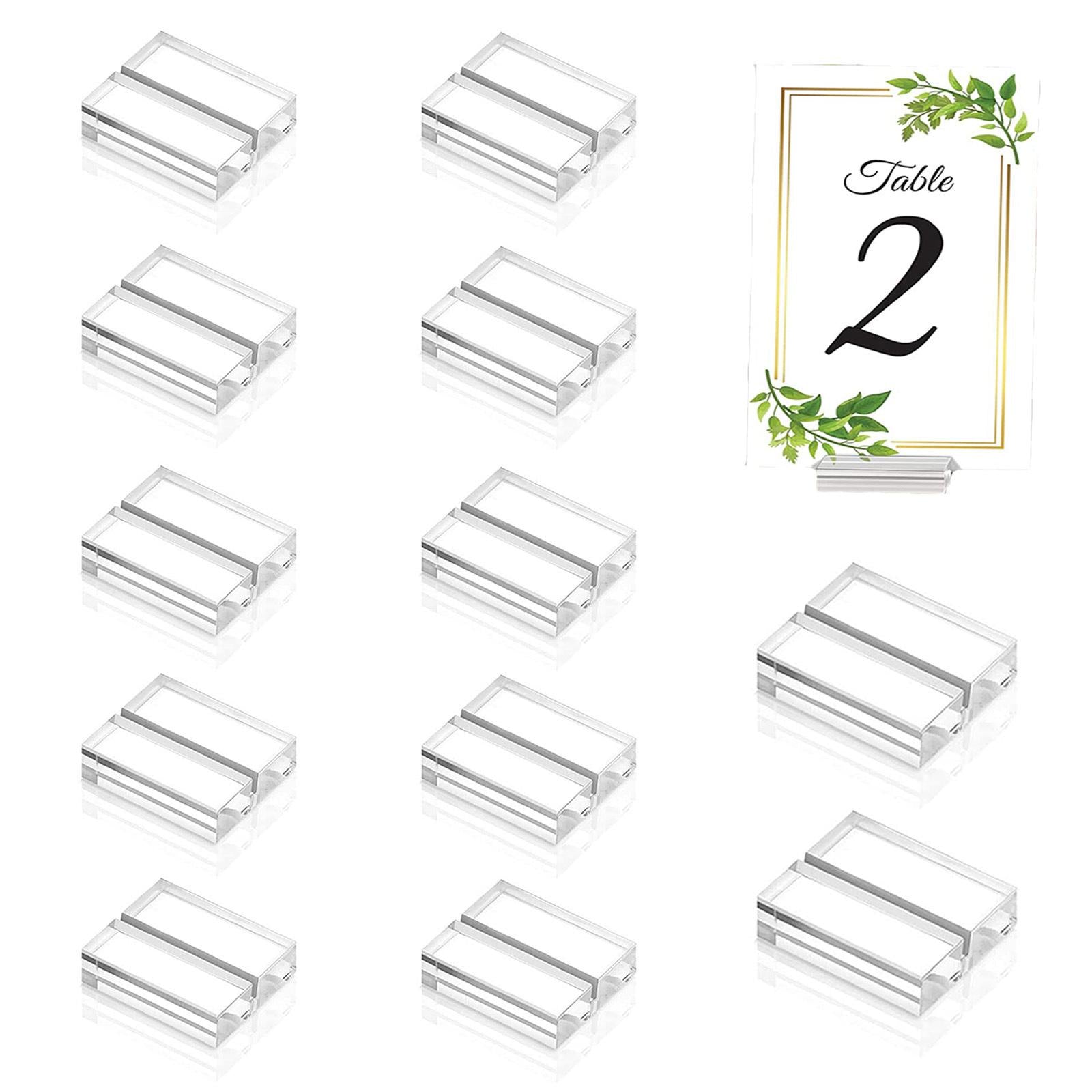 12Pcs Business Card Holder Desktop for Anniversary Party Decoration Activity