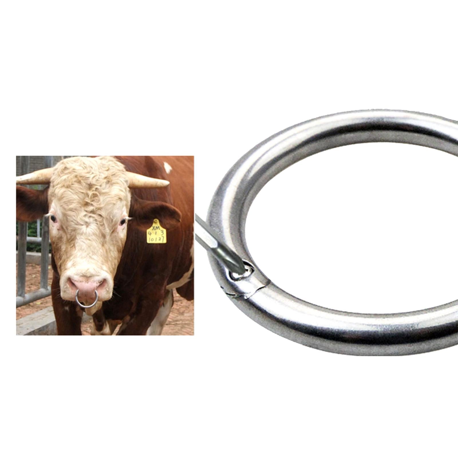 Cattle Nose Ring Smooth Husbandry Accessory Durable for Supplies Accessories L