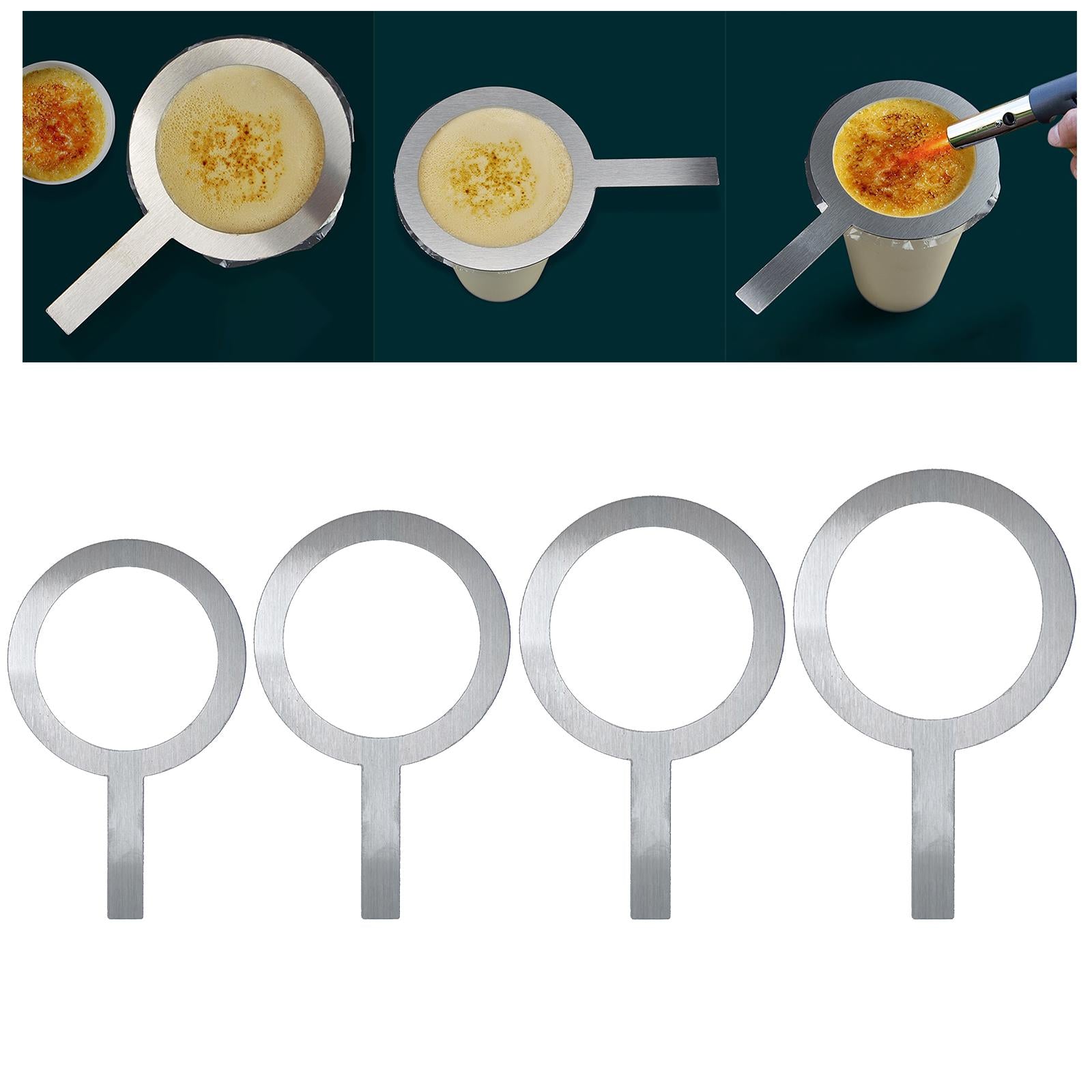 5xCoffee Cup Rim Protector Cover with Handle for DIY Making Baking Dessert 500 Calibre