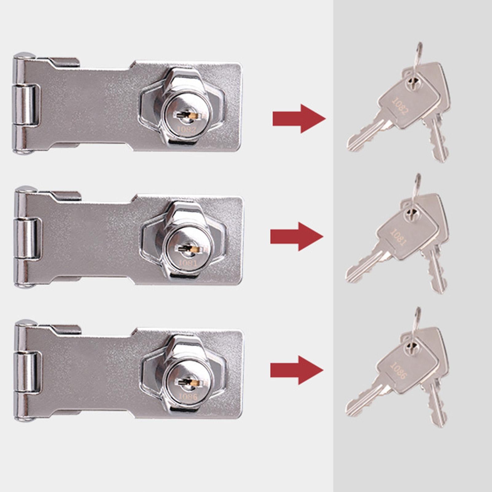 Cabinet Lock with Keys Drawer Lock Replacement Hardware for Files Drawer 3 inch