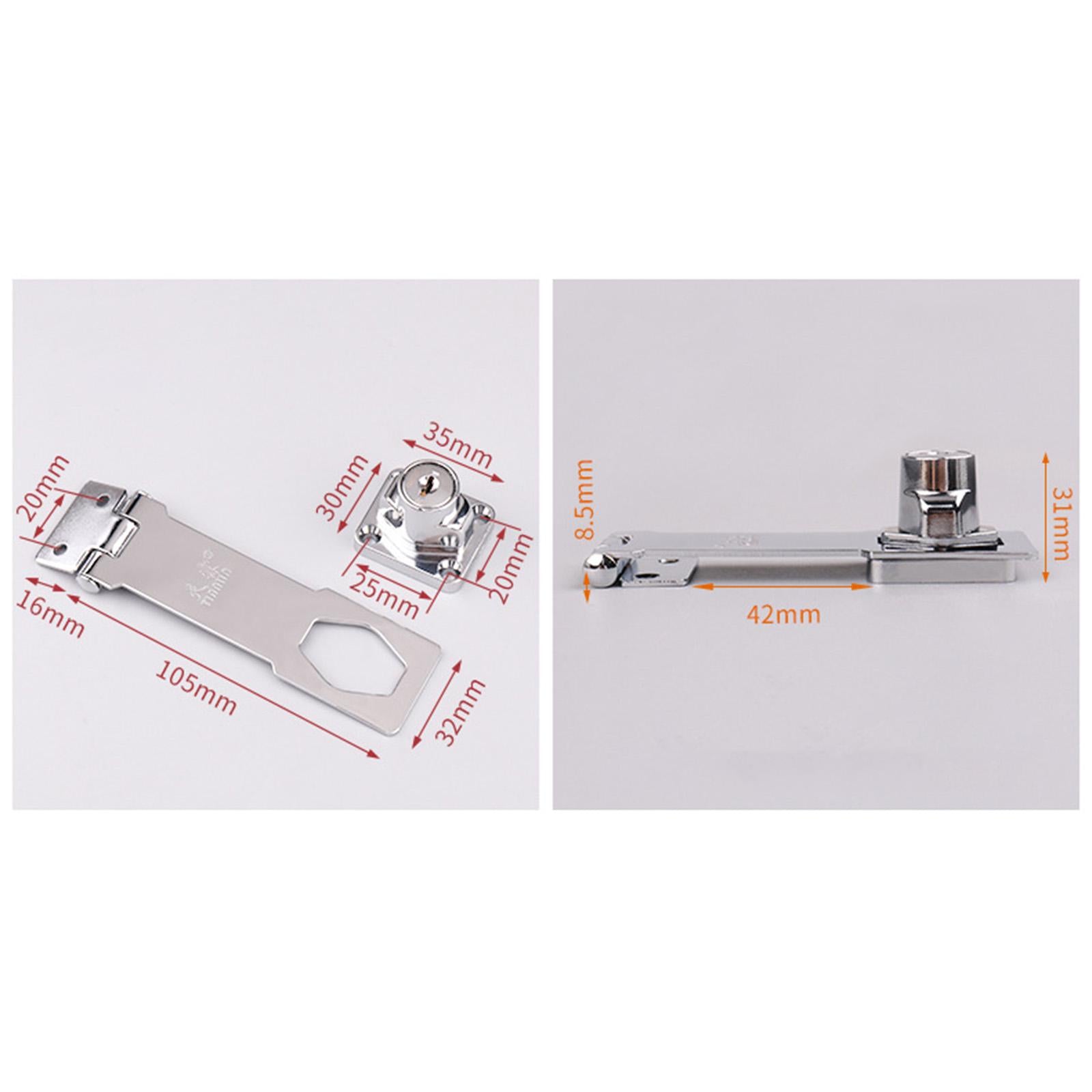 Cabinet Lock with Keys Drawer Lock Replacement Hardware for Files Drawer 4 inch