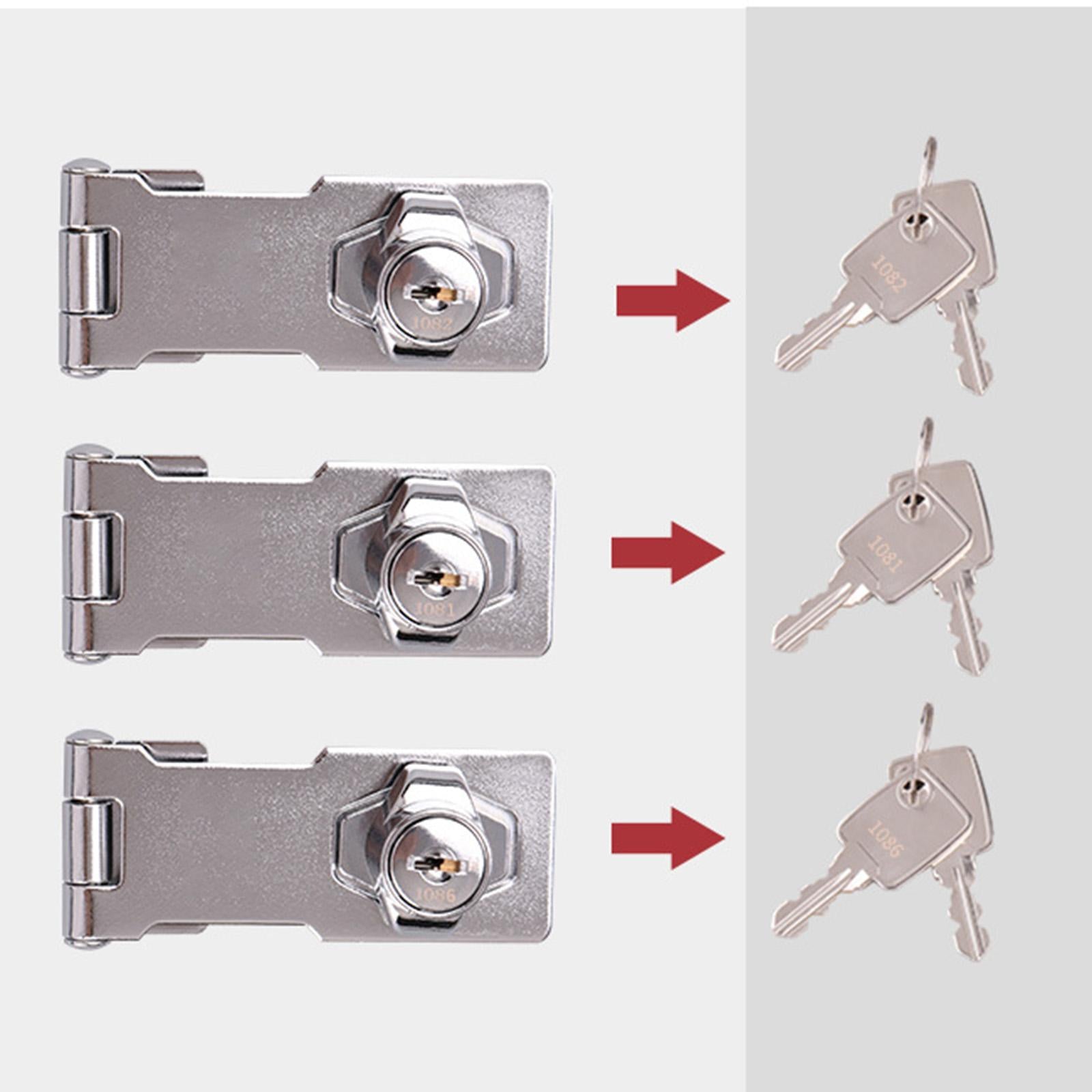 Cabinet Lock with Keys Drawer Lock Replacement Hardware for Files Drawer 4 inch