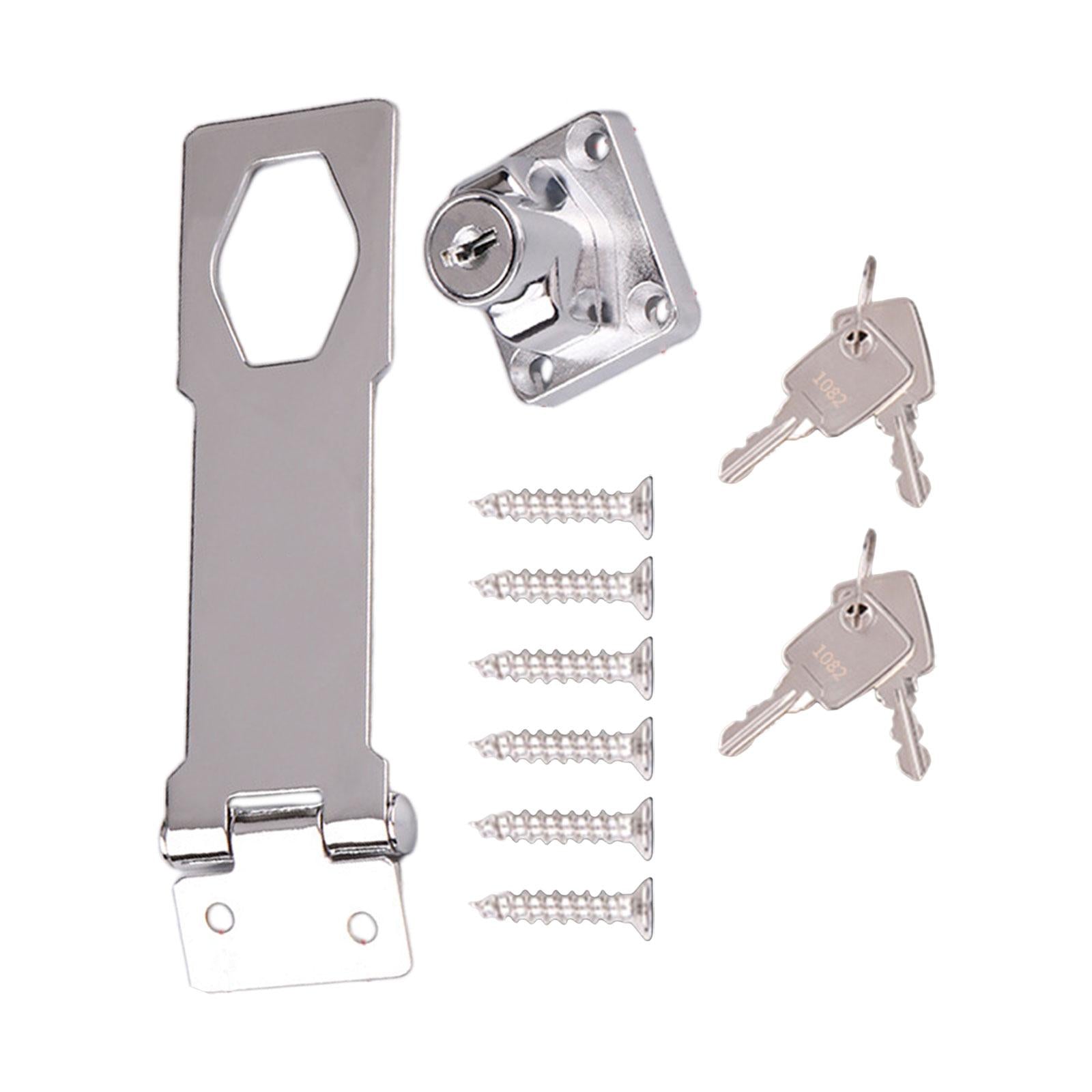 Cabinet Lock with Keys Drawer Lock Replacement Hardware for Files Drawer 4 inch