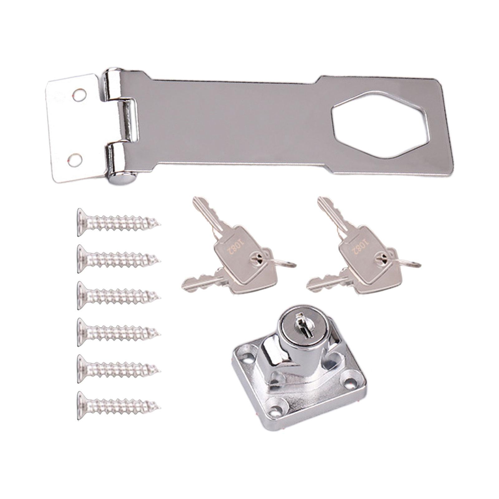 Cabinet Lock with Keys Drawer Lock Replacement Hardware for Files Drawer 4 inch