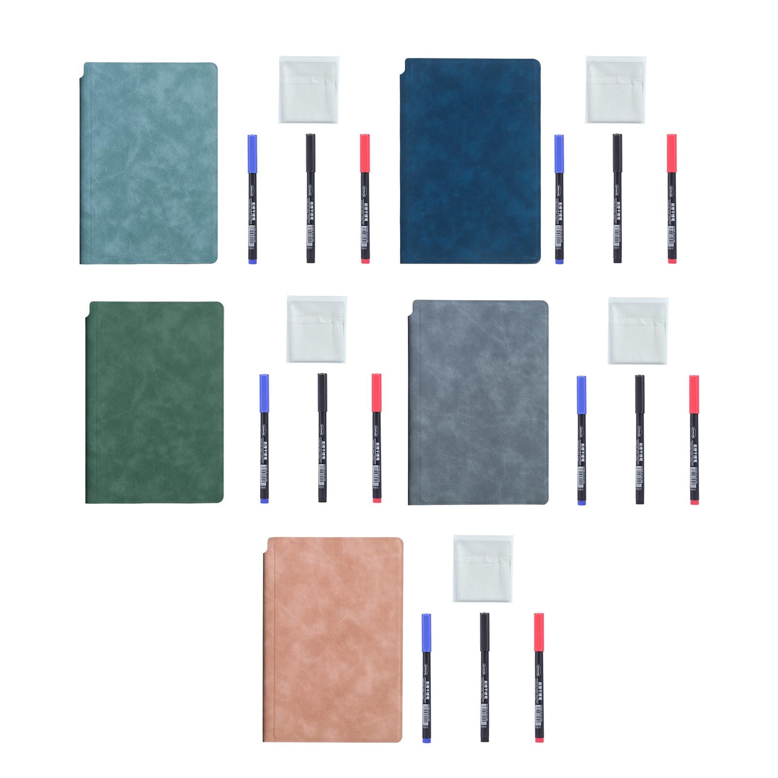 Smart Reusable Notebook Diary planner Notepad for Home Planning Drawing Light Blue