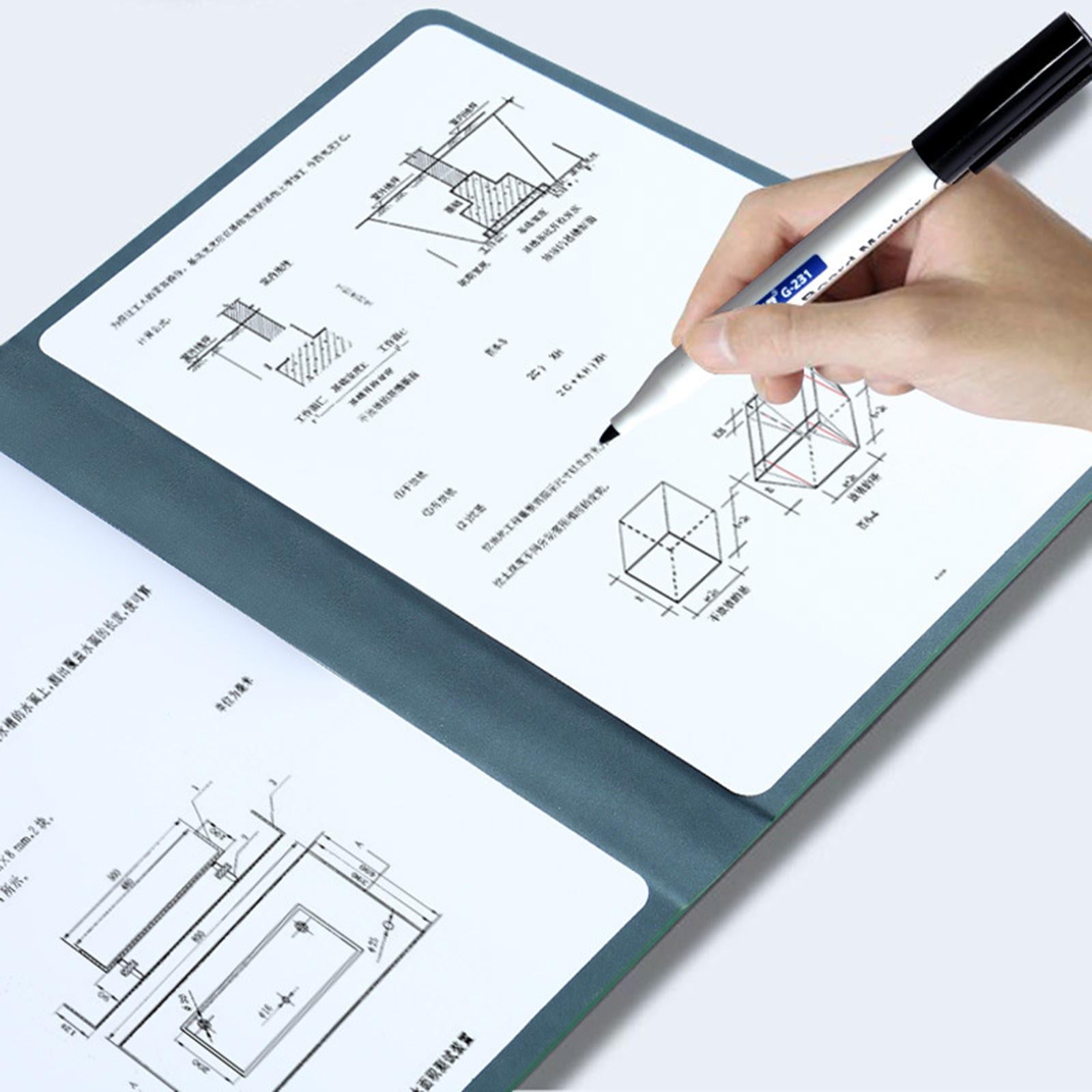 Smart Reusable Notebook Diary planner Notepad for Home Planning Drawing Light Blue