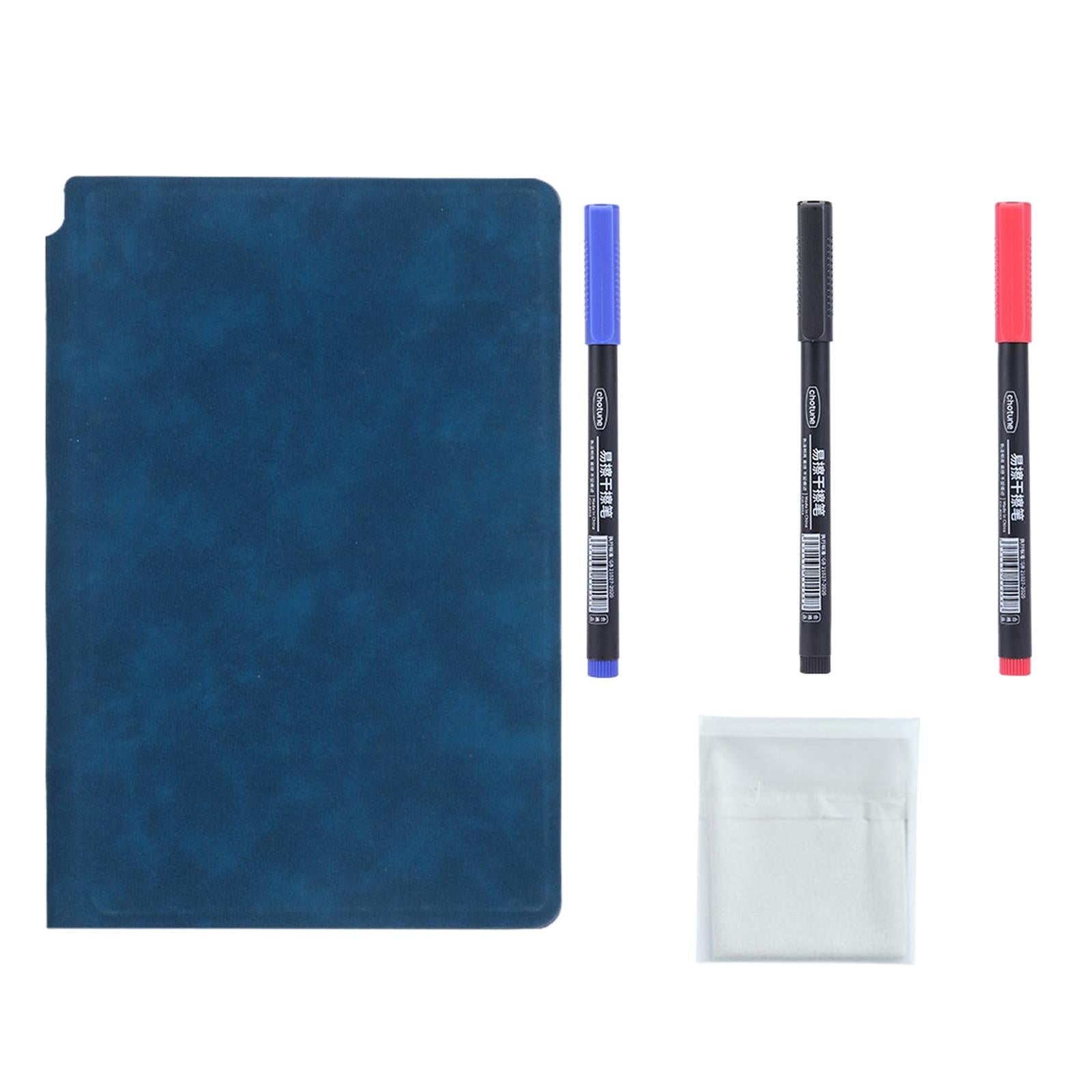 Smart Reusable Notebook Diary planner Notepad for Home Planning Drawing Dark Blue