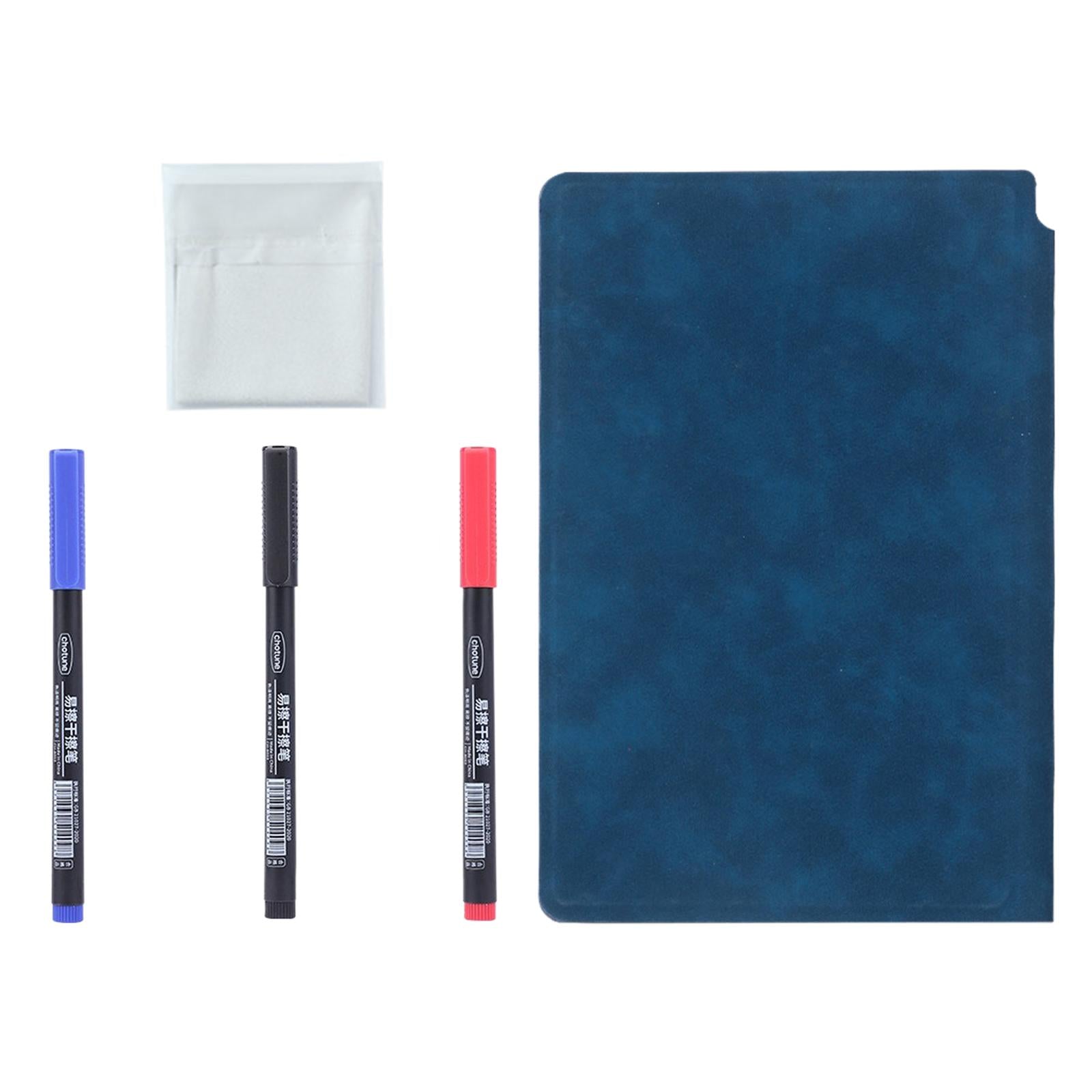 Smart Reusable Notebook Diary planner Notepad for Home Planning Drawing Dark Blue