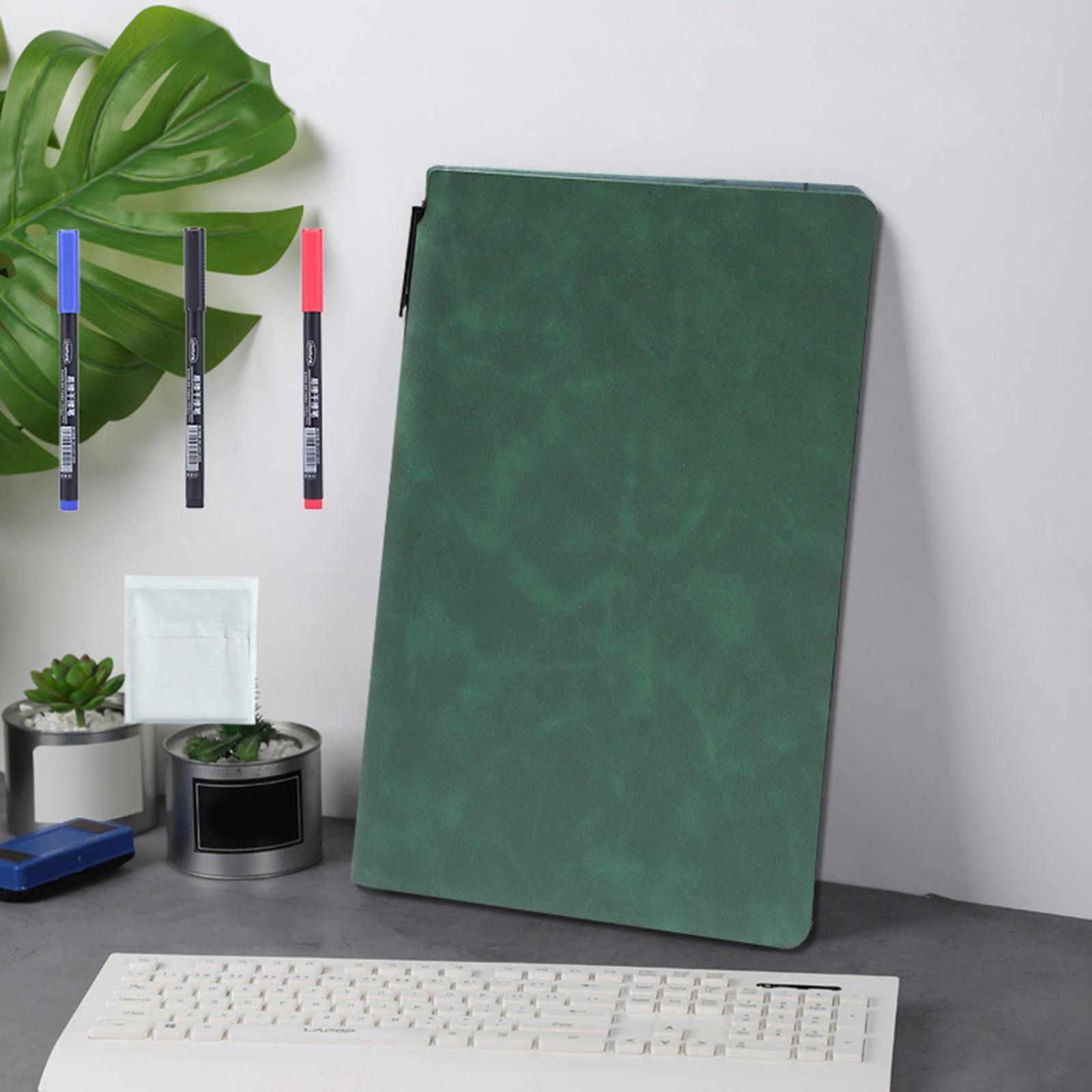 Smart Reusable Notebook Diary planner Notepad for Home Planning Drawing Dark Green