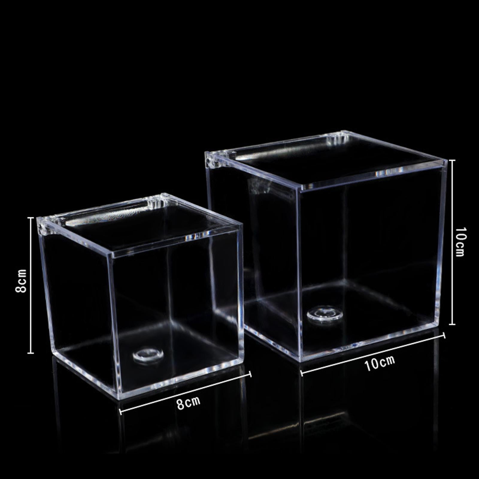 Acrylic Clear Box with Lids Transparent Gift Box for home Wedding 4.5cm