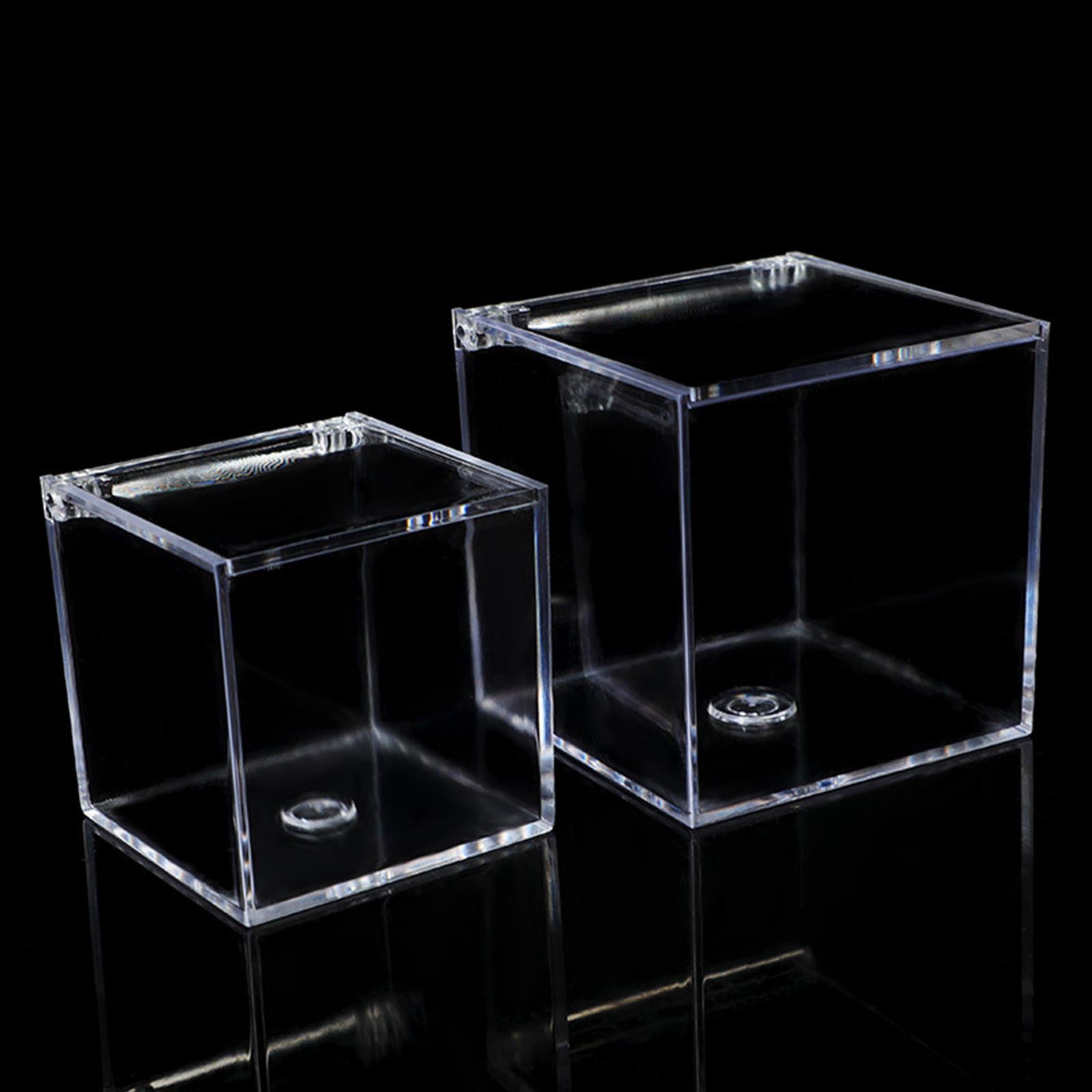 Acrylic Clear Box with Lids Transparent Gift Box for home Wedding 4.5cm