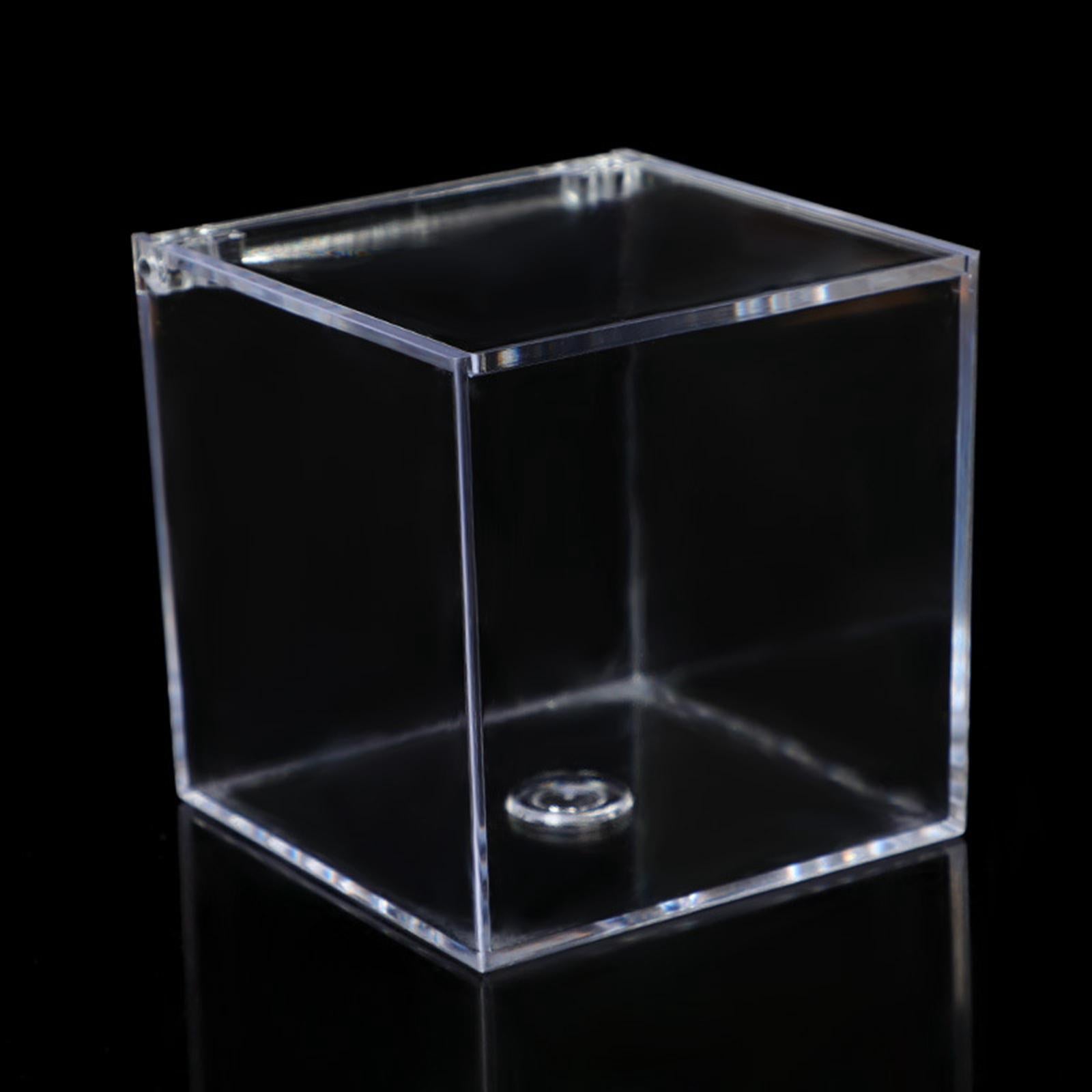 Acrylic Clear Box with Lids Transparent Gift Box for home Wedding  6cm