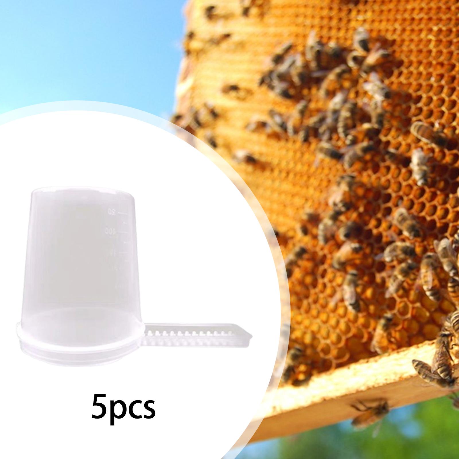 5Pcs Beehive Entrance Feeder Essential Tool Thicken Material Easy to Clean