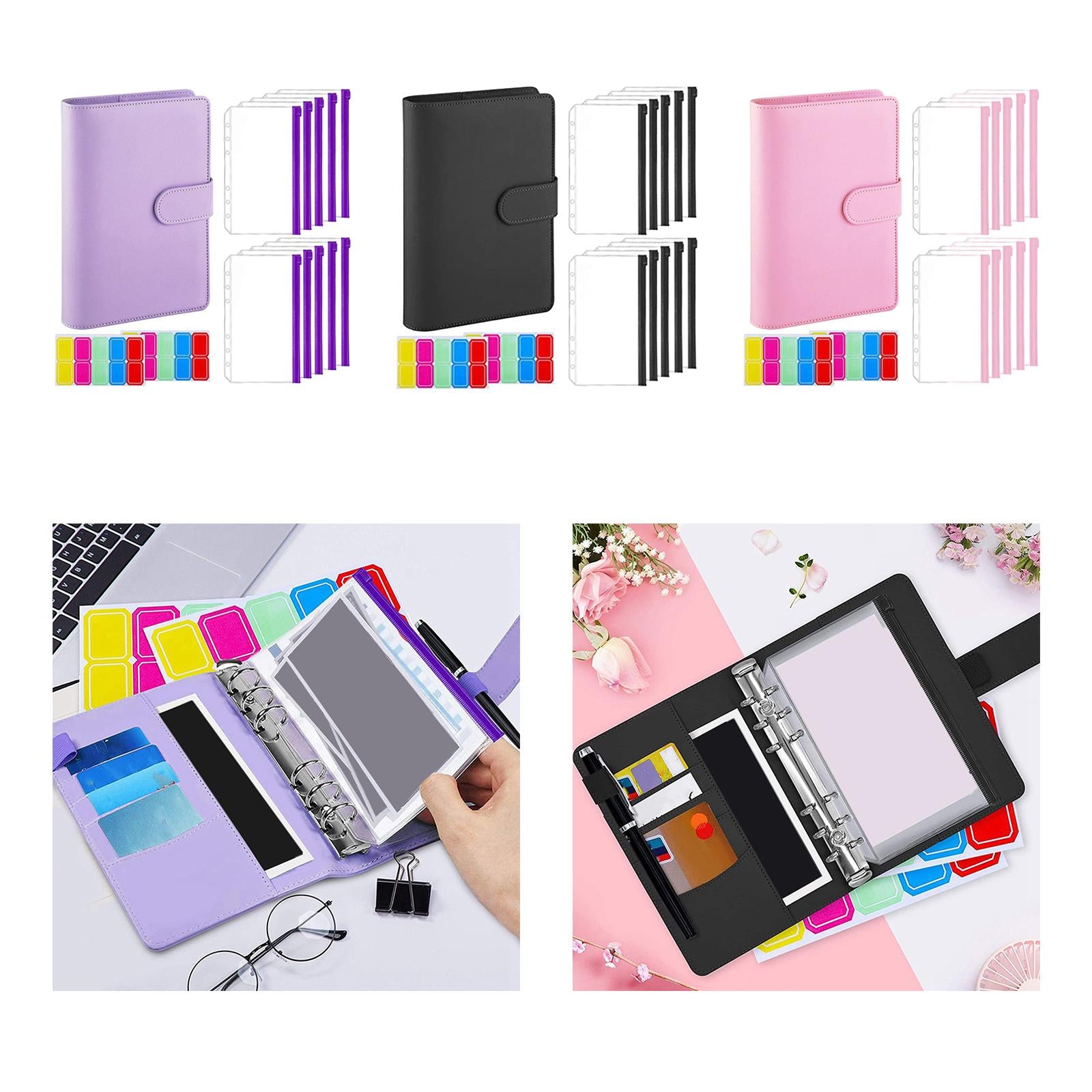 Money Planner Waterproof Personal Expense Financial Journal Debt Tracking violet