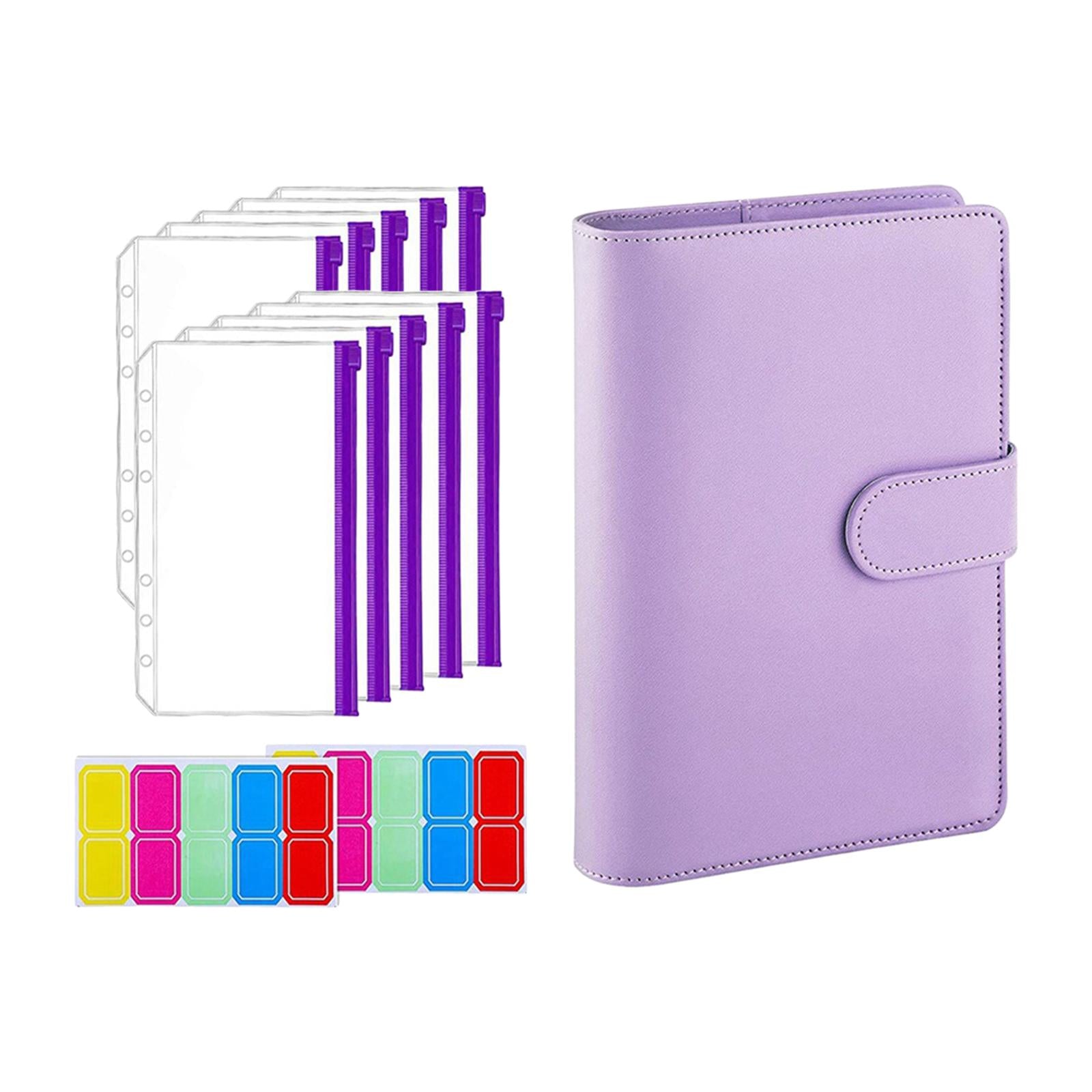 Money Planner Waterproof Personal Expense Financial Journal Debt Tracking violet