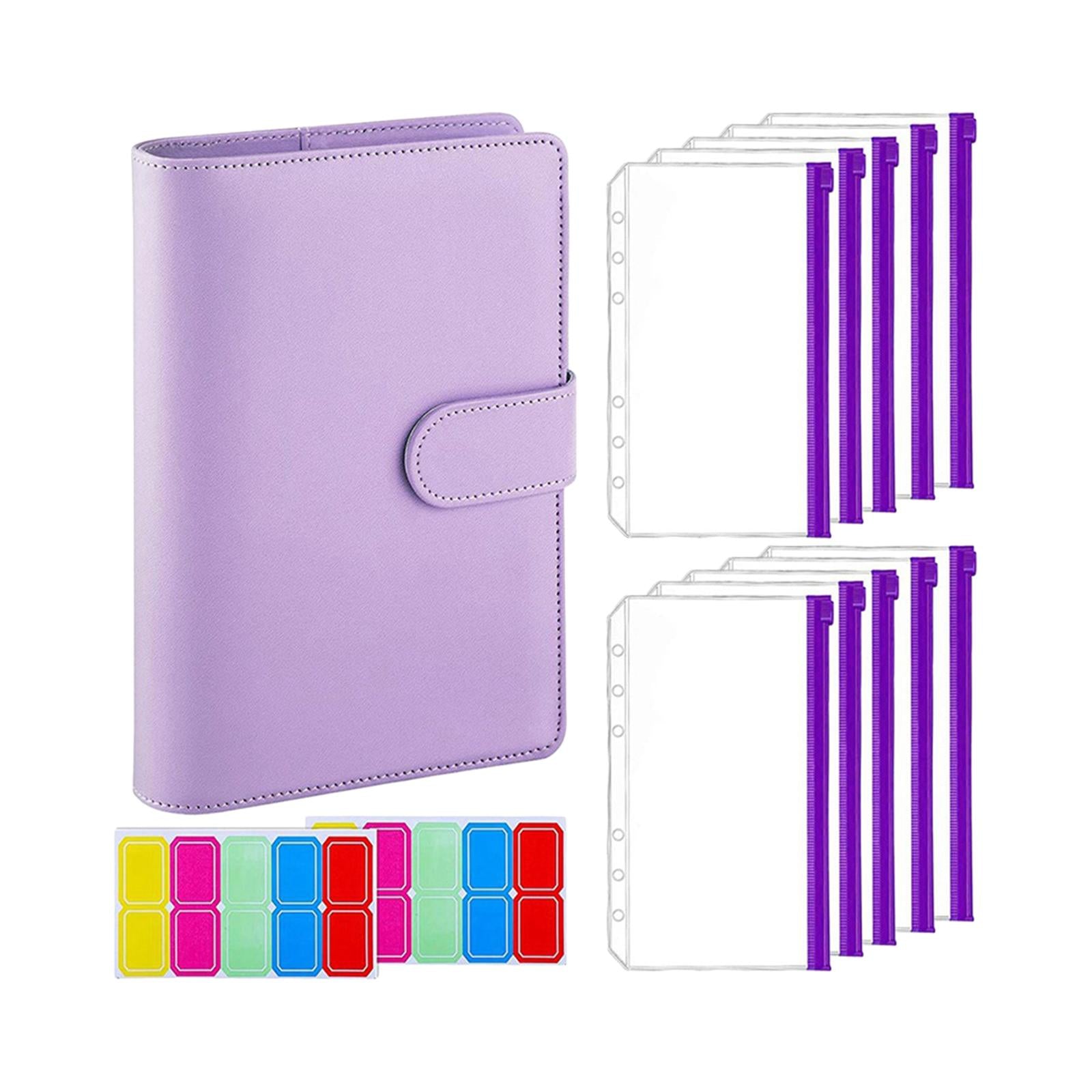 Money Planner Waterproof Personal Expense Financial Journal Debt Tracking violet