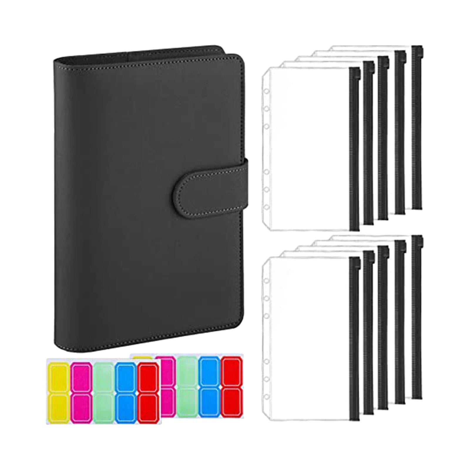 Money Planner Waterproof Personal Expense Financial Journal Debt Tracking black