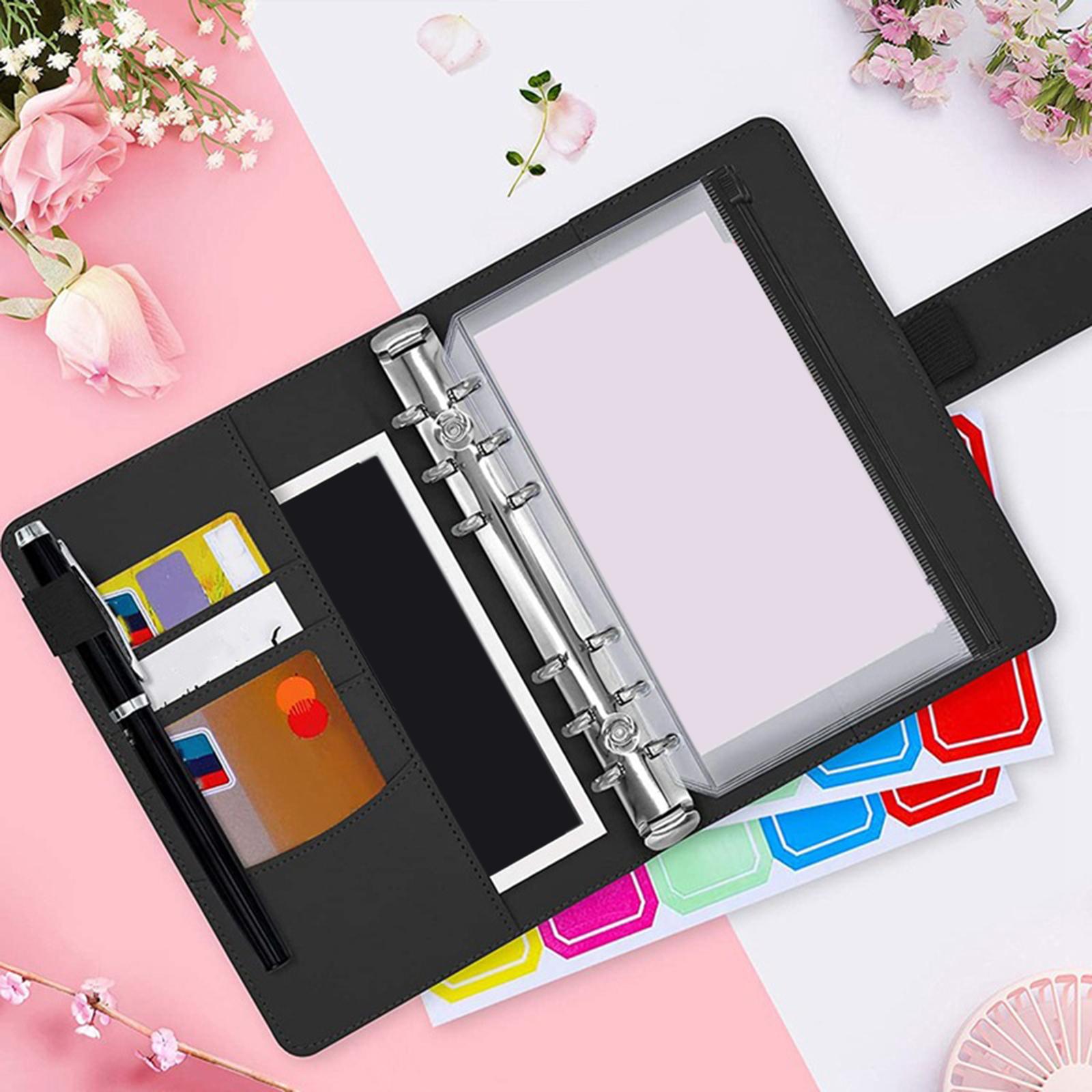 Money Planner Waterproof Personal Expense Financial Journal Debt Tracking black