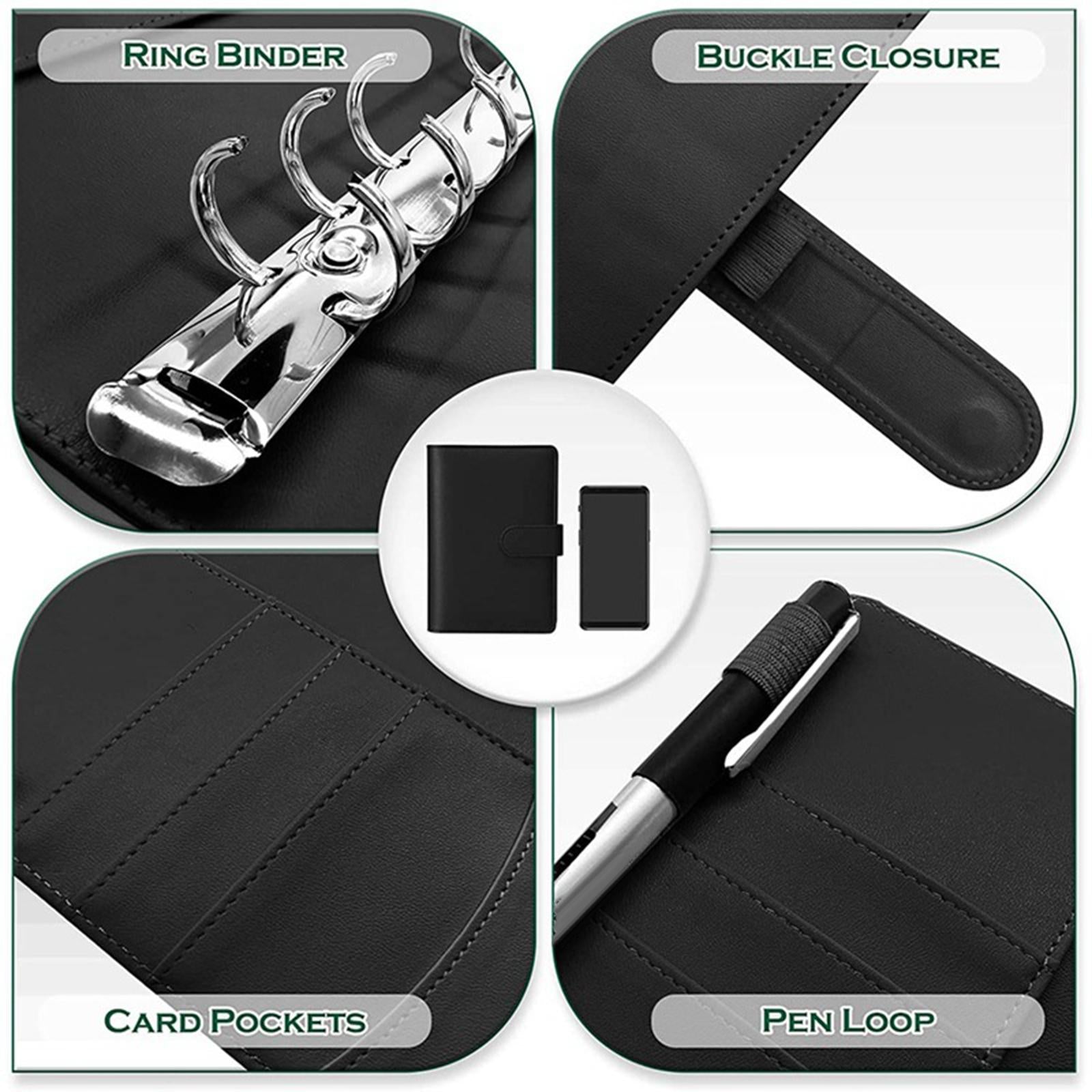 Money Planner Waterproof Personal Expense Financial Journal Debt Tracking black
