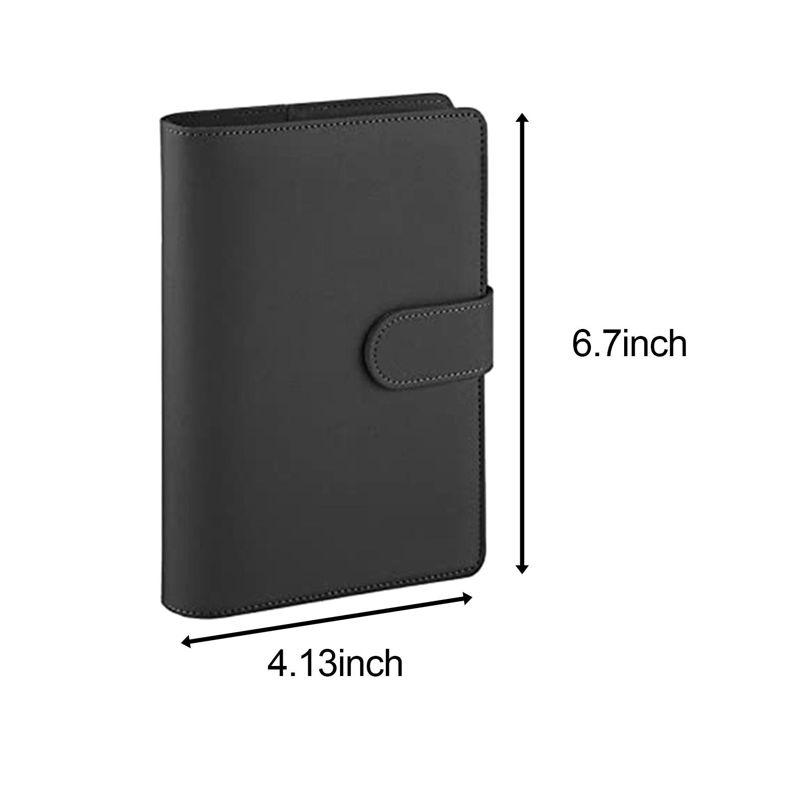 Money Planner Waterproof Personal Expense Financial Journal Debt Tracking black