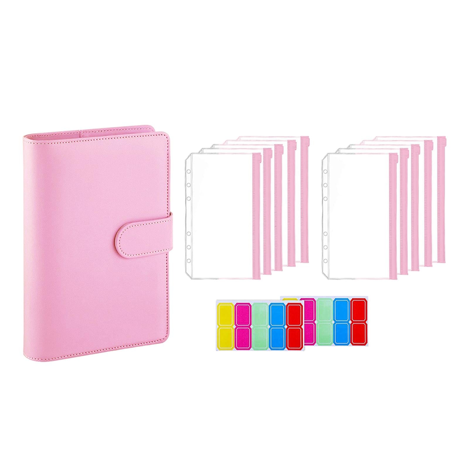 Money Planner Waterproof Personal Expense Financial Journal Debt Tracking pink
