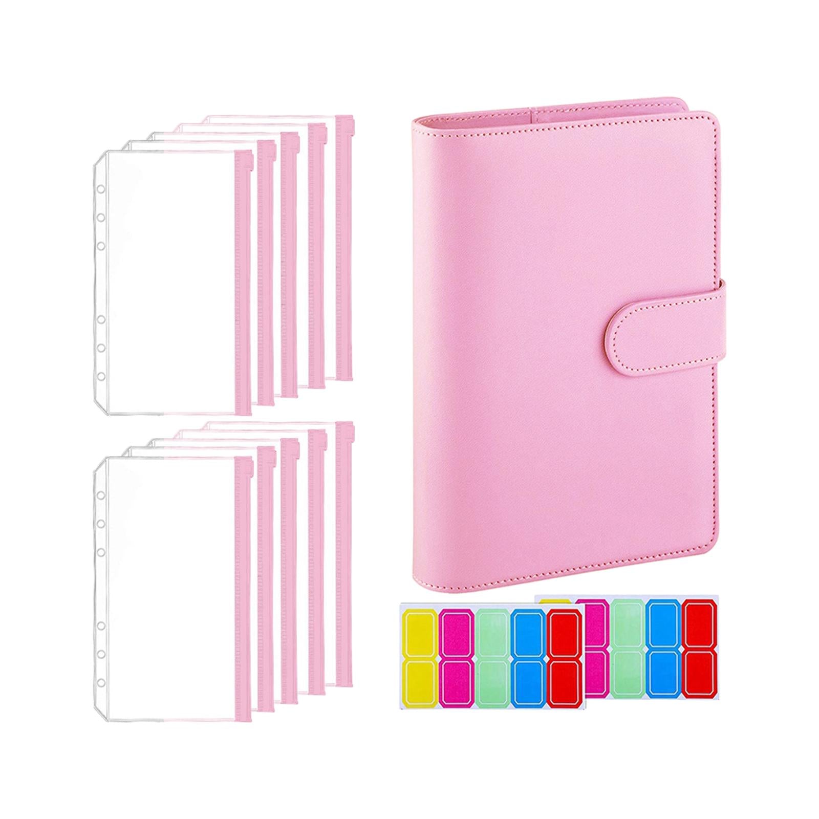 Money Planner Waterproof Personal Expense Financial Journal Debt Tracking pink