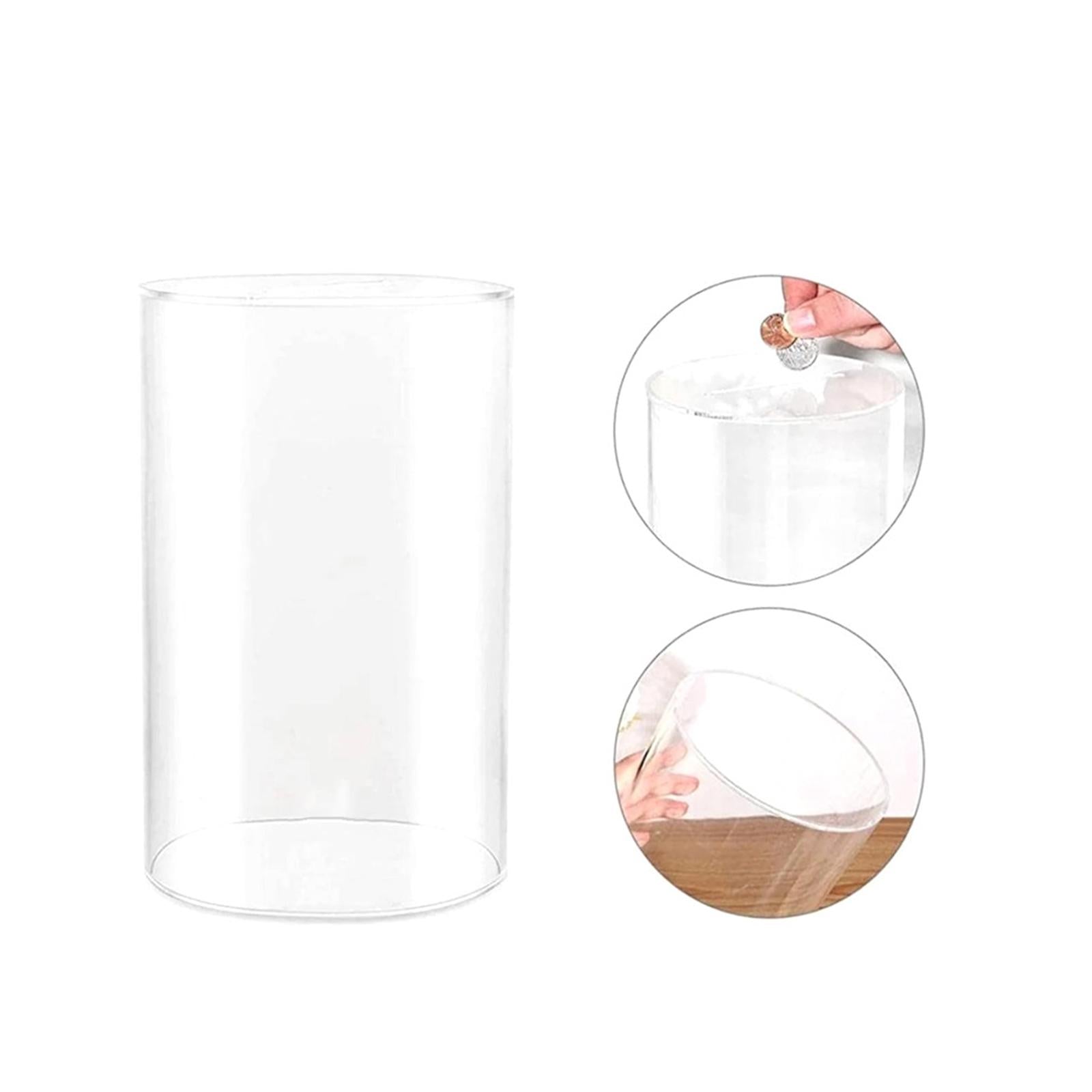 Acrylic Money Banks Coin Jars Clear Piggy Bank for Adults Kids