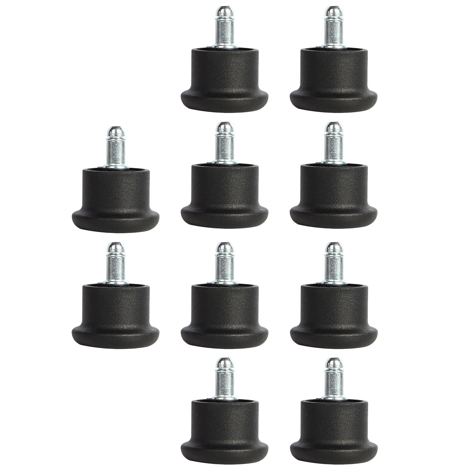 10Pcs Chair Glides to Replace Casters Office Chair Glides for Sofa Furniture