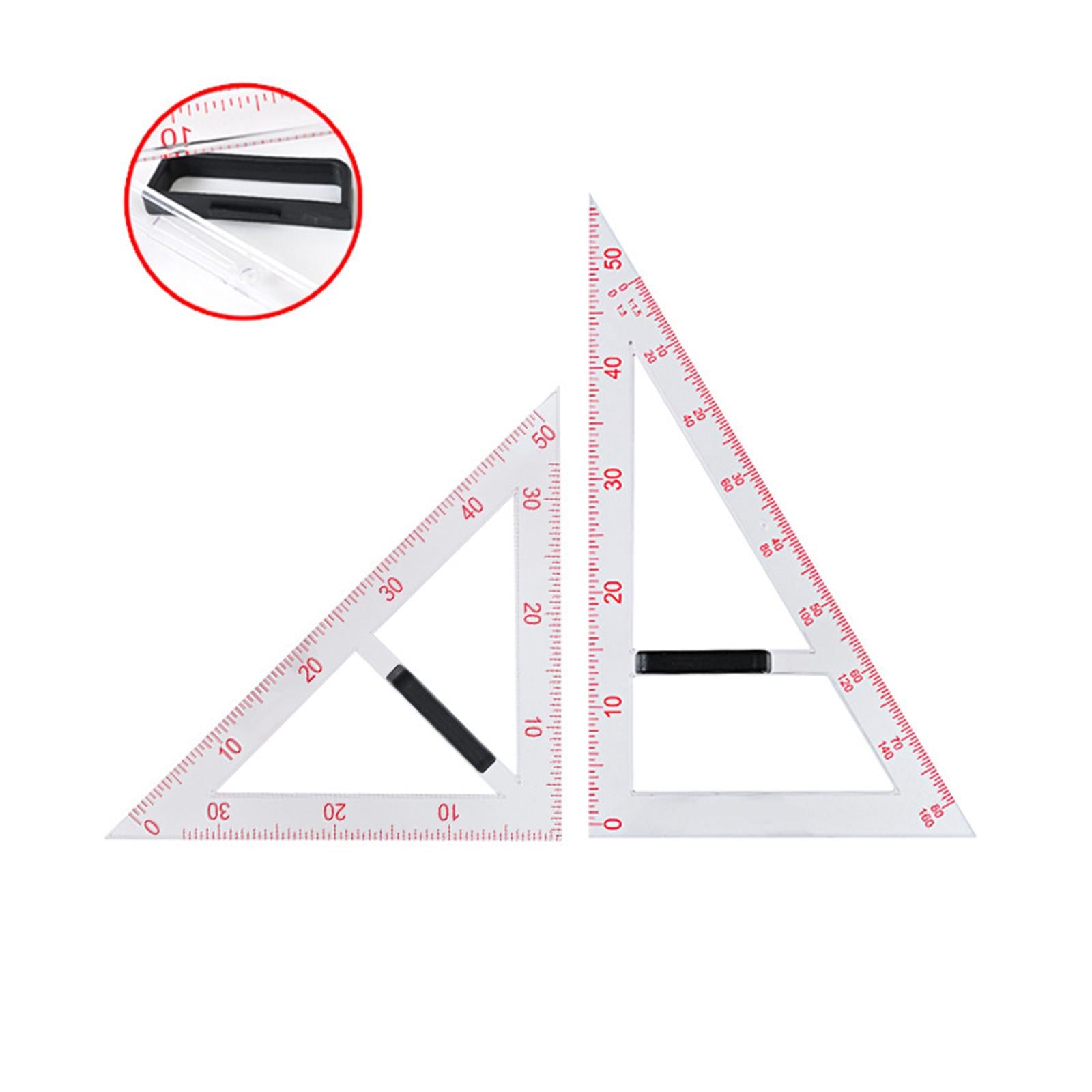 Geometry Math Set with Removable Handle Drawing Tool for Chalkboard Teachers Two piece set
