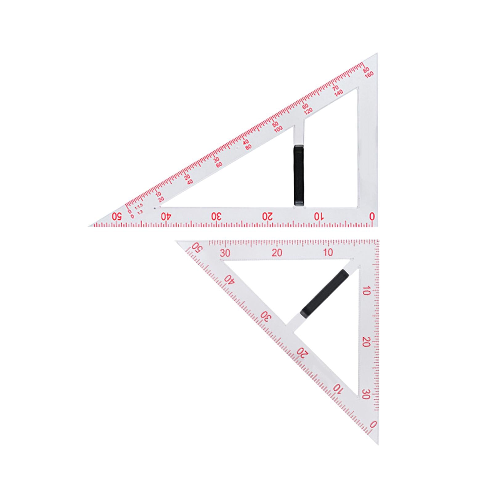 Geometry Math Set with Removable Handle Drawing Tool for Chalkboard Teachers Two piece set