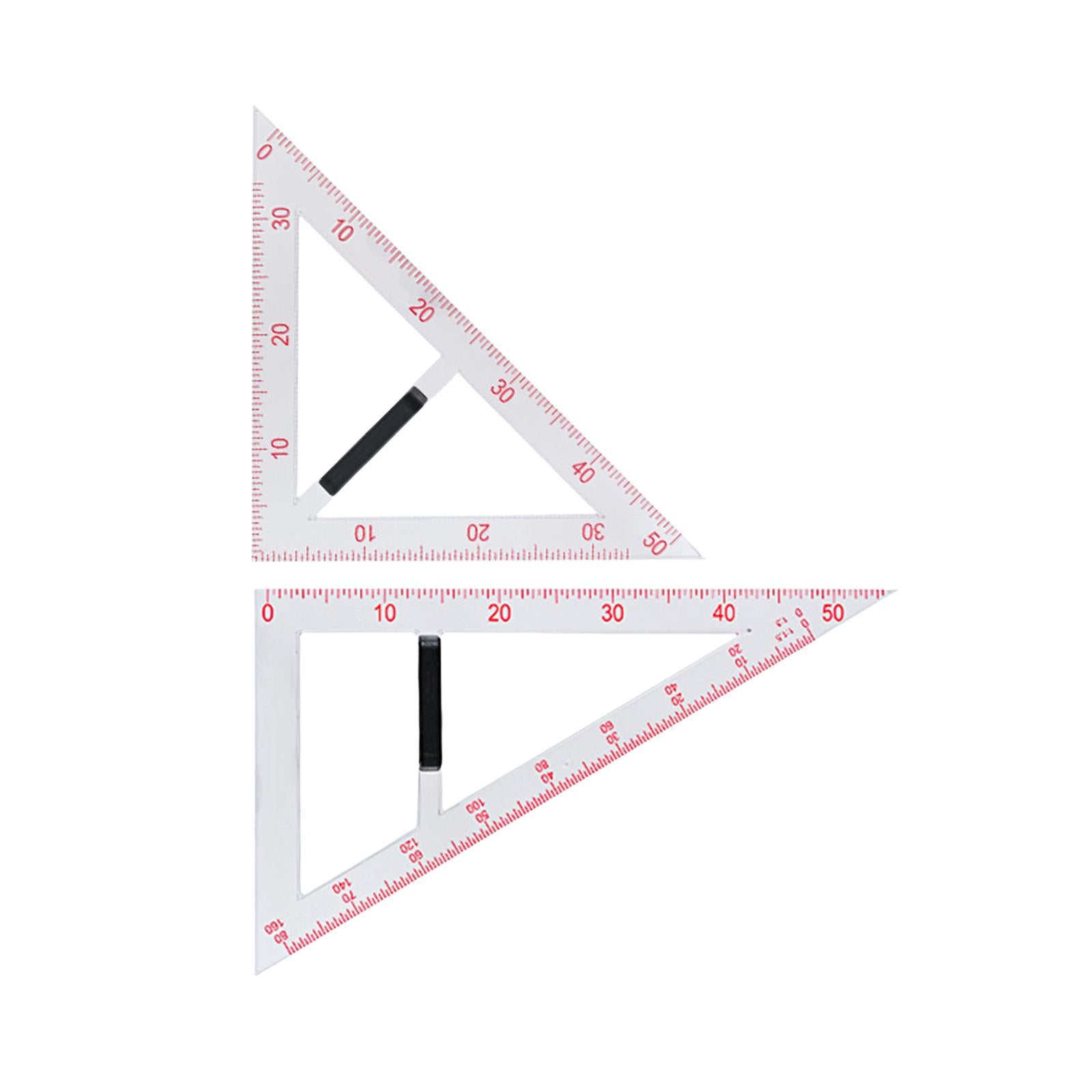 Geometry Math Set with Removable Handle Drawing Tool for Chalkboard Teachers Two piece set