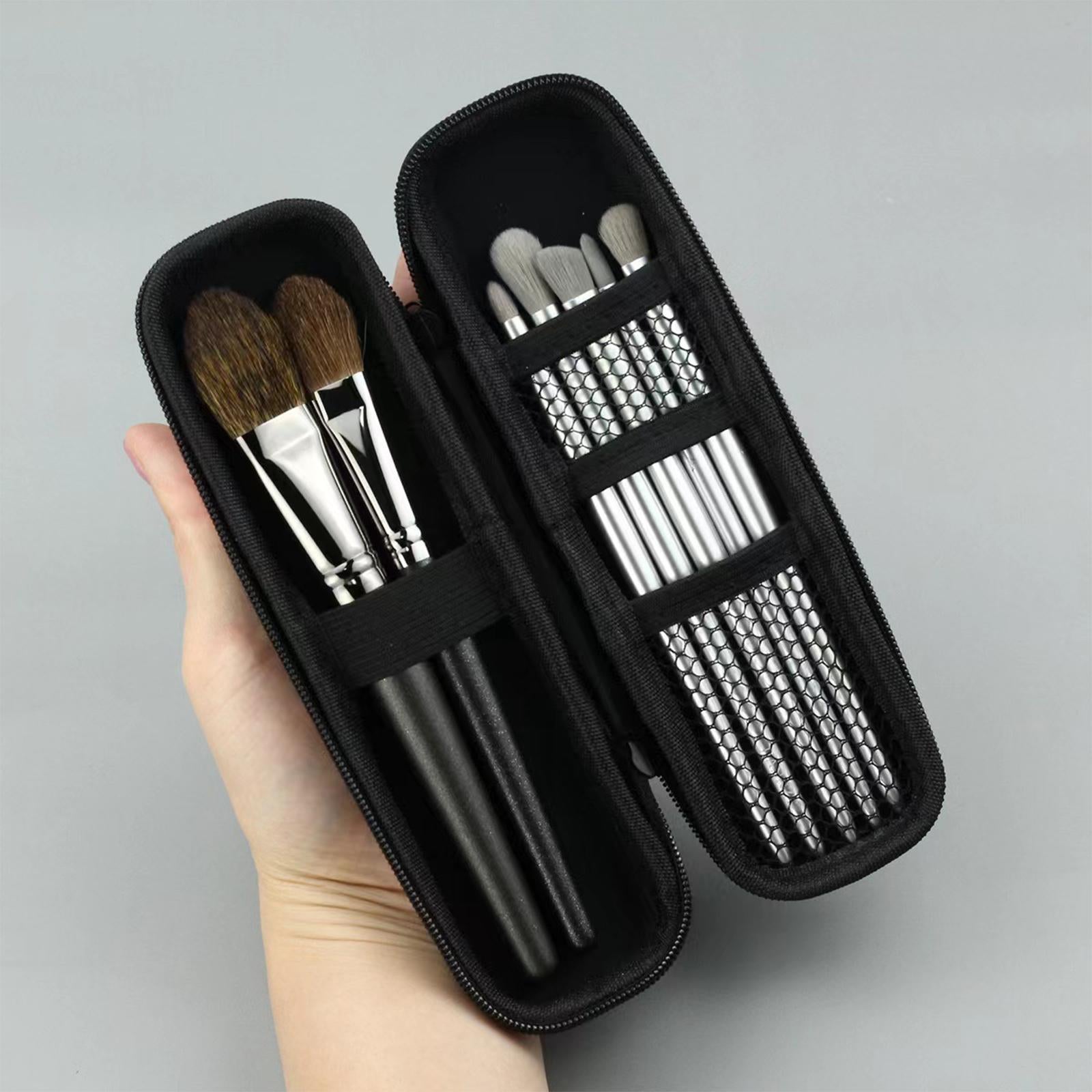 Travel Makeup Brush Holder Portable for Daily Work Gift Home Bathroom Travel 20x6cm