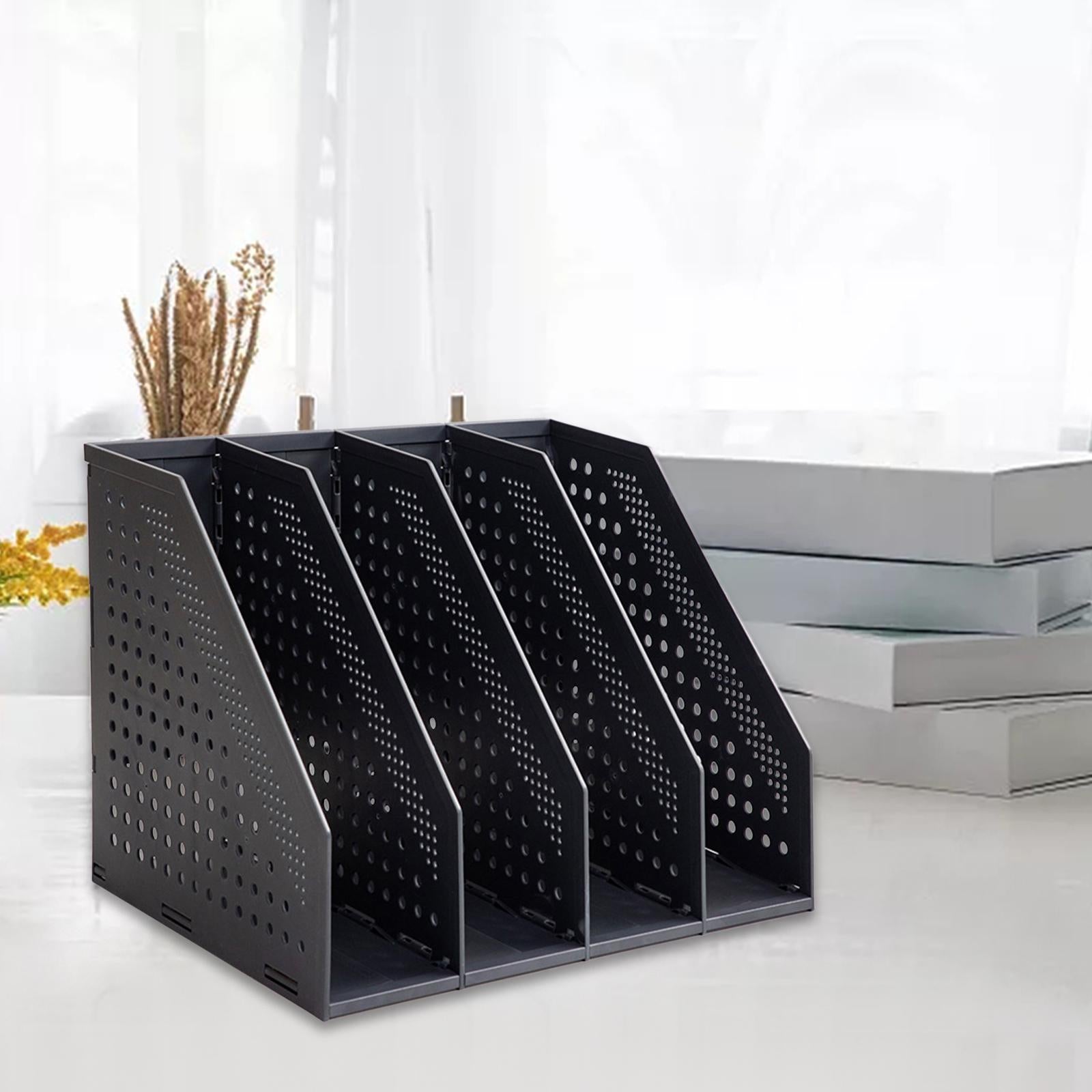 Magazine File Organiser Portable Storage Bookshelf for school office Desktop C
