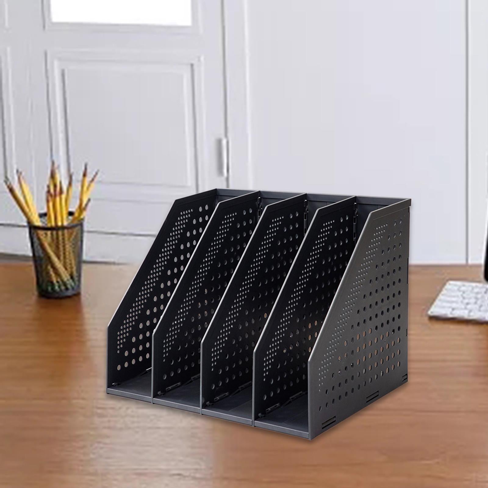 Magazine File Organiser Portable Storage Bookshelf for school office Desktop C