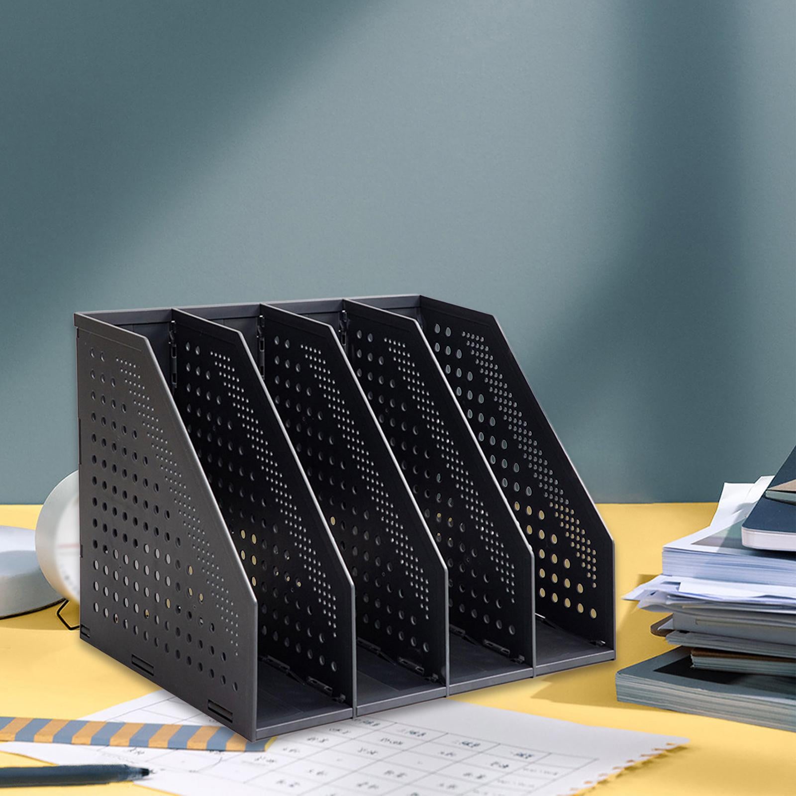 Magazine File Organiser Portable Storage Bookshelf for school office Desktop C