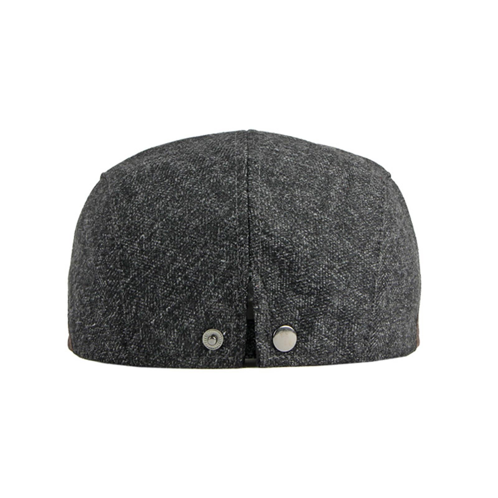 Painter Hat Breathable Herringbone Driving Cap for Driving Camping Traveling Gray