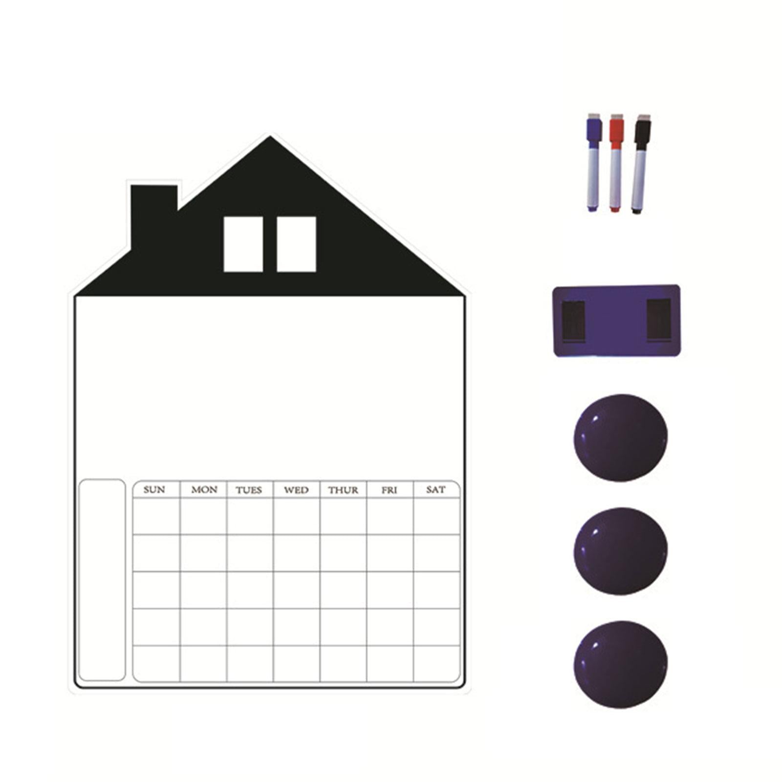 Magnetic Weekly Planner Fitments Daily Organizer for Study Home Refrigerator B